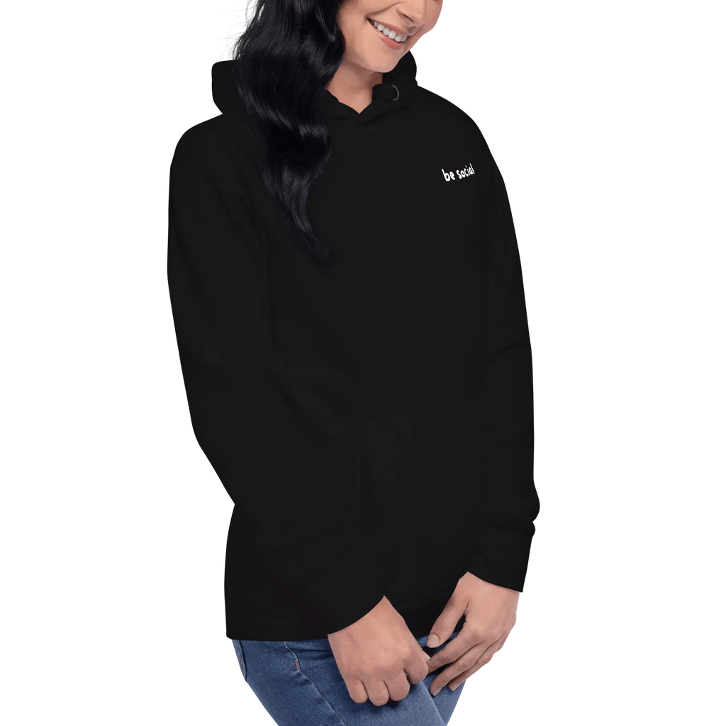 Hoodie "be social" - Hoodie - flyliving