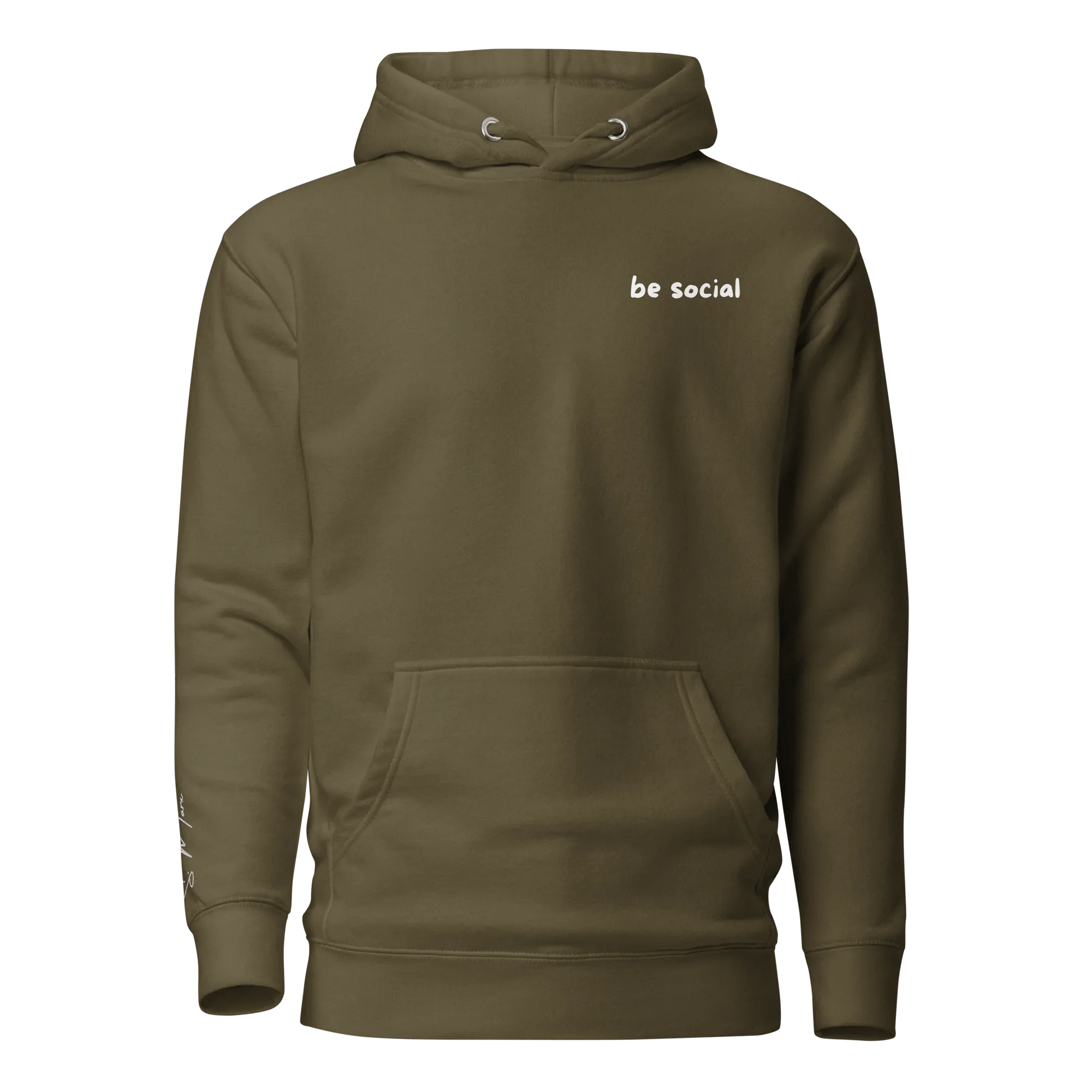 Hoodie "be social" - Hoodie - flyliving