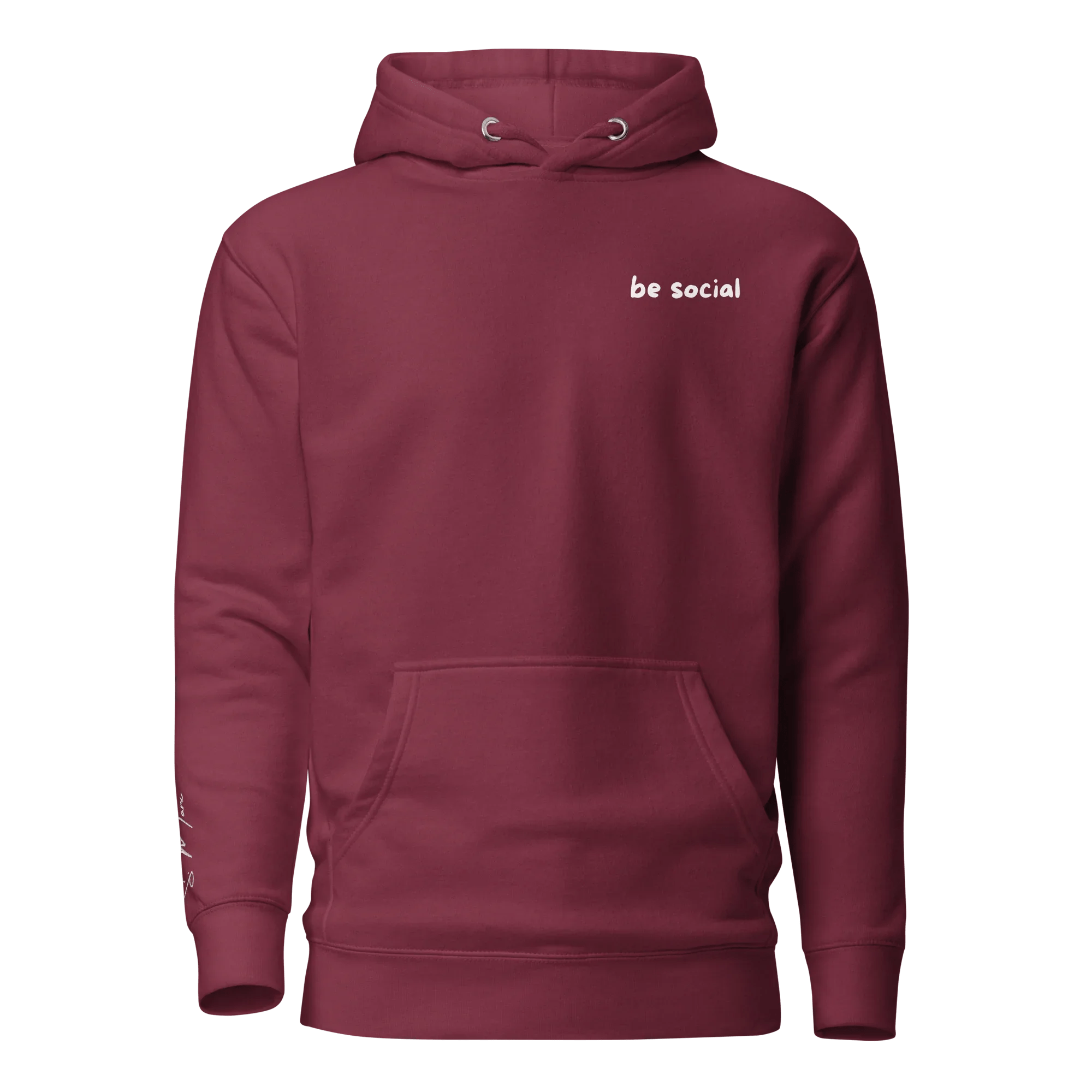 Hoodie "be social" - Hoodie - flyliving