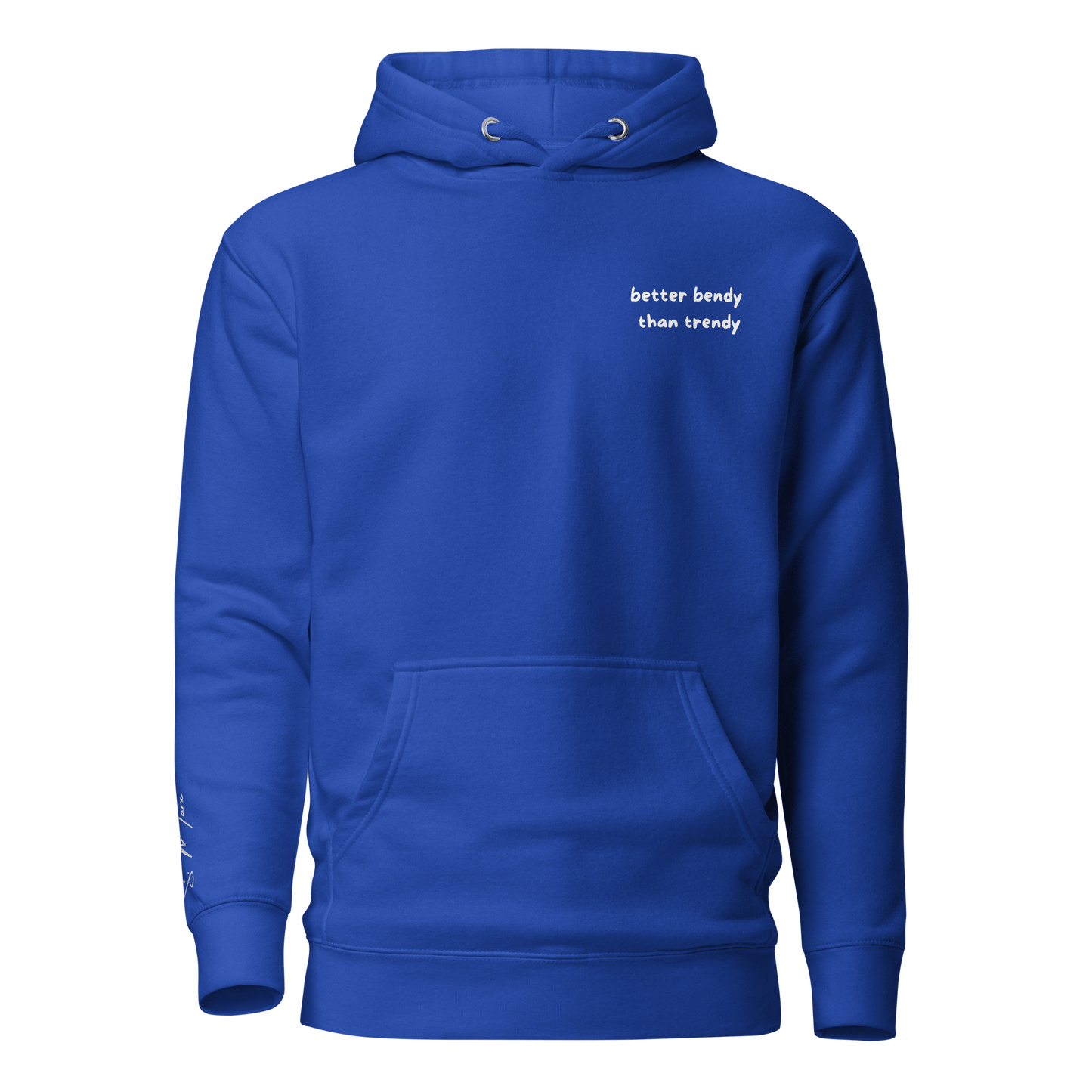 Hoodie "better bendy than trendy" - Hoodie - flyliving