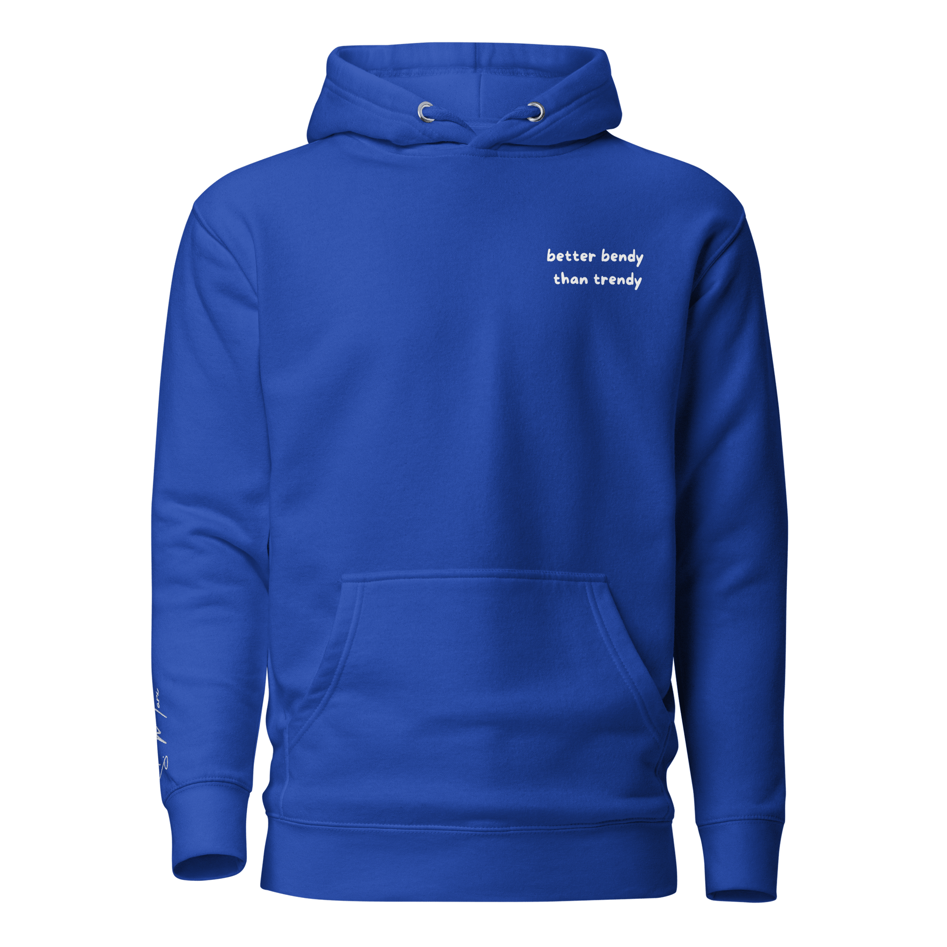 Hoodie "better bendy than trendy" - Hoodie - flyliving