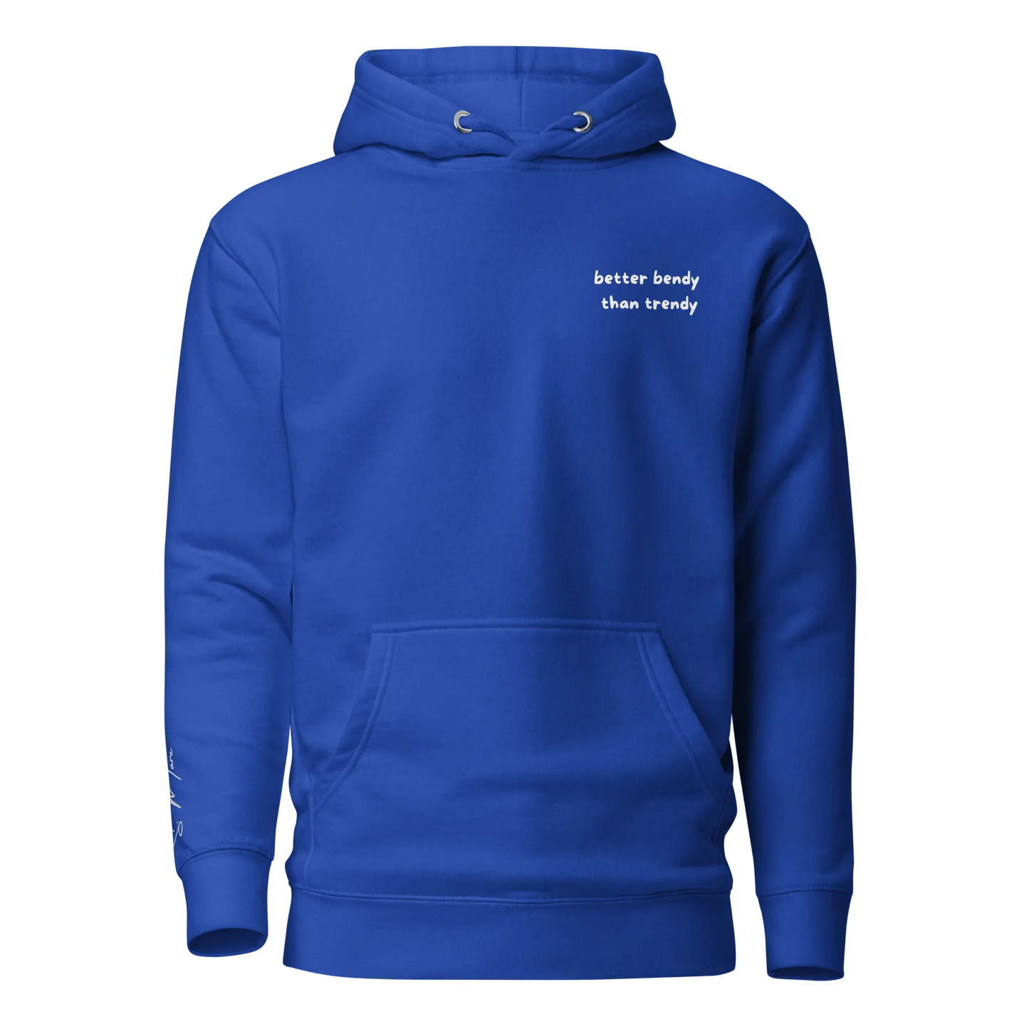 Hoodie "better bendy than trendy" - Hoodie - flyliving