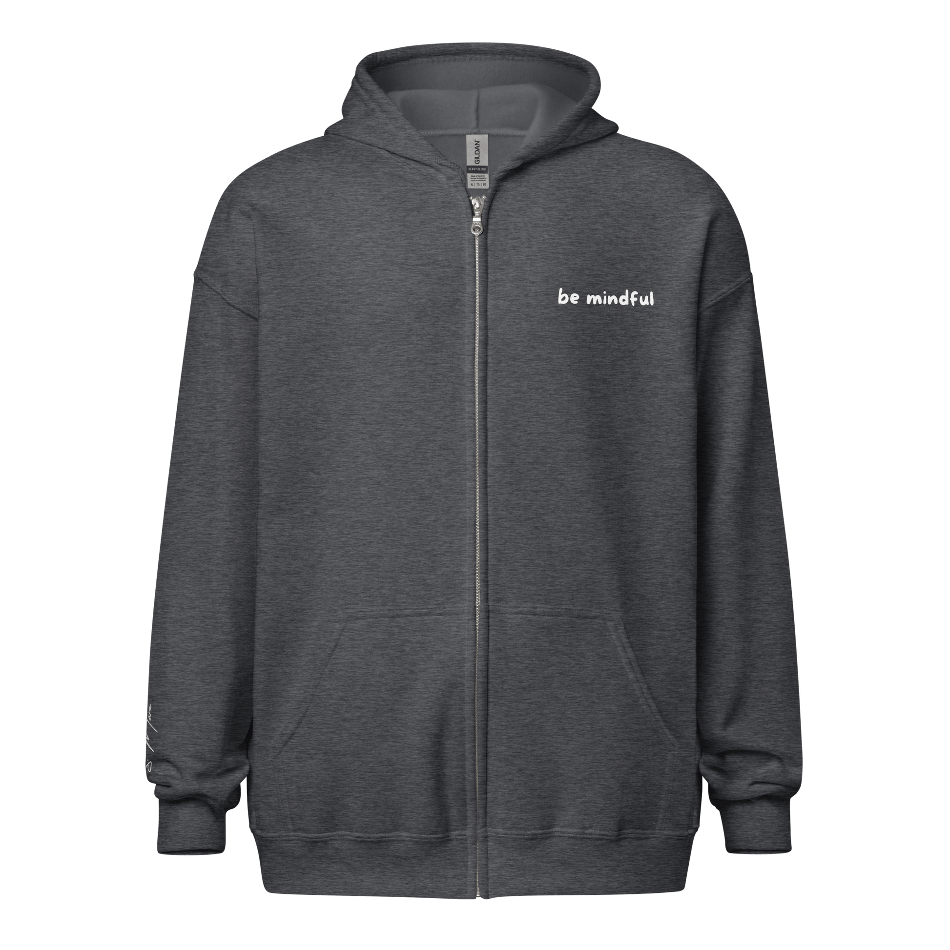 Hoodie - Jacke "be mindful" - Hoodie - flyliving