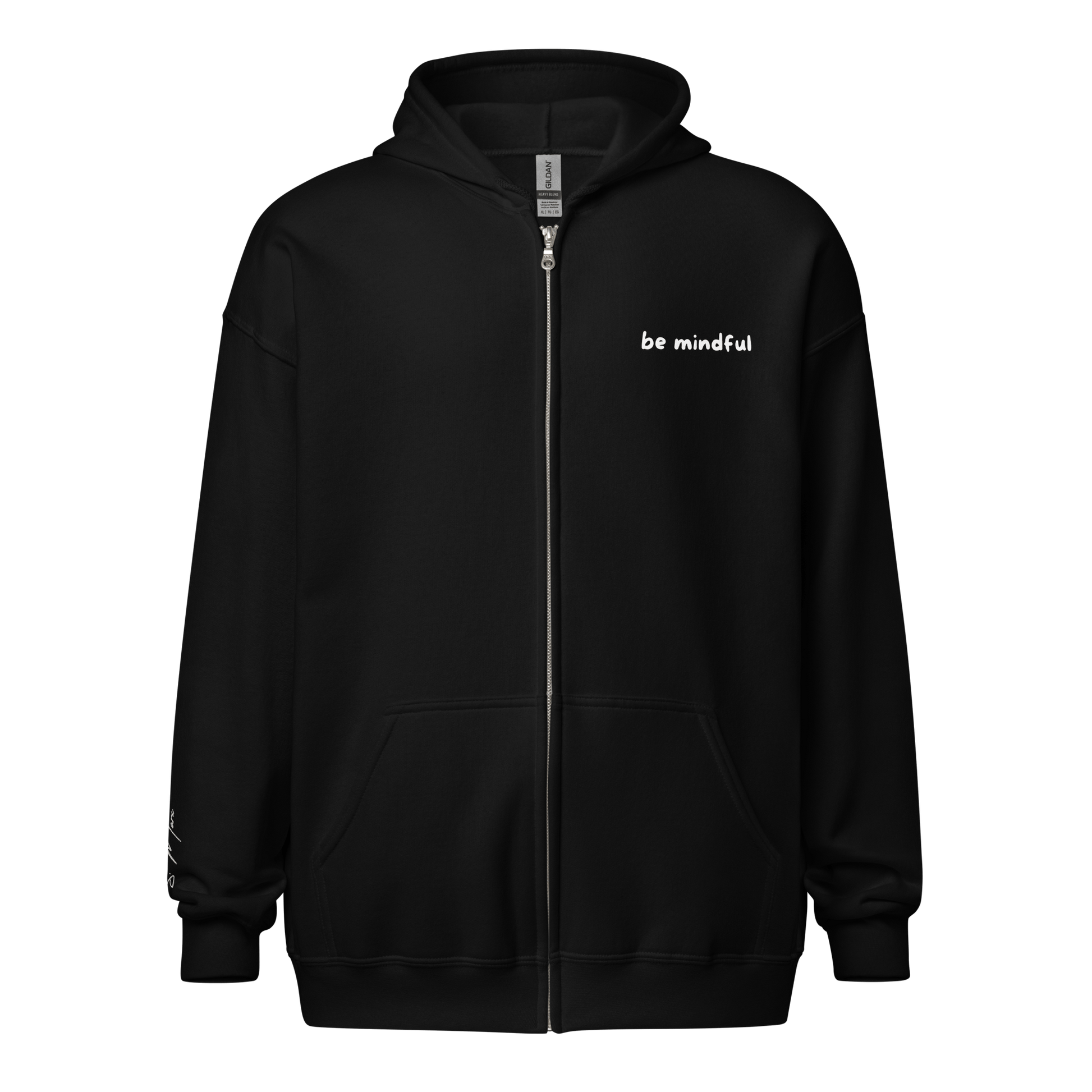 Hoodie - Jacke "be mindful" - Hoodie - flyliving