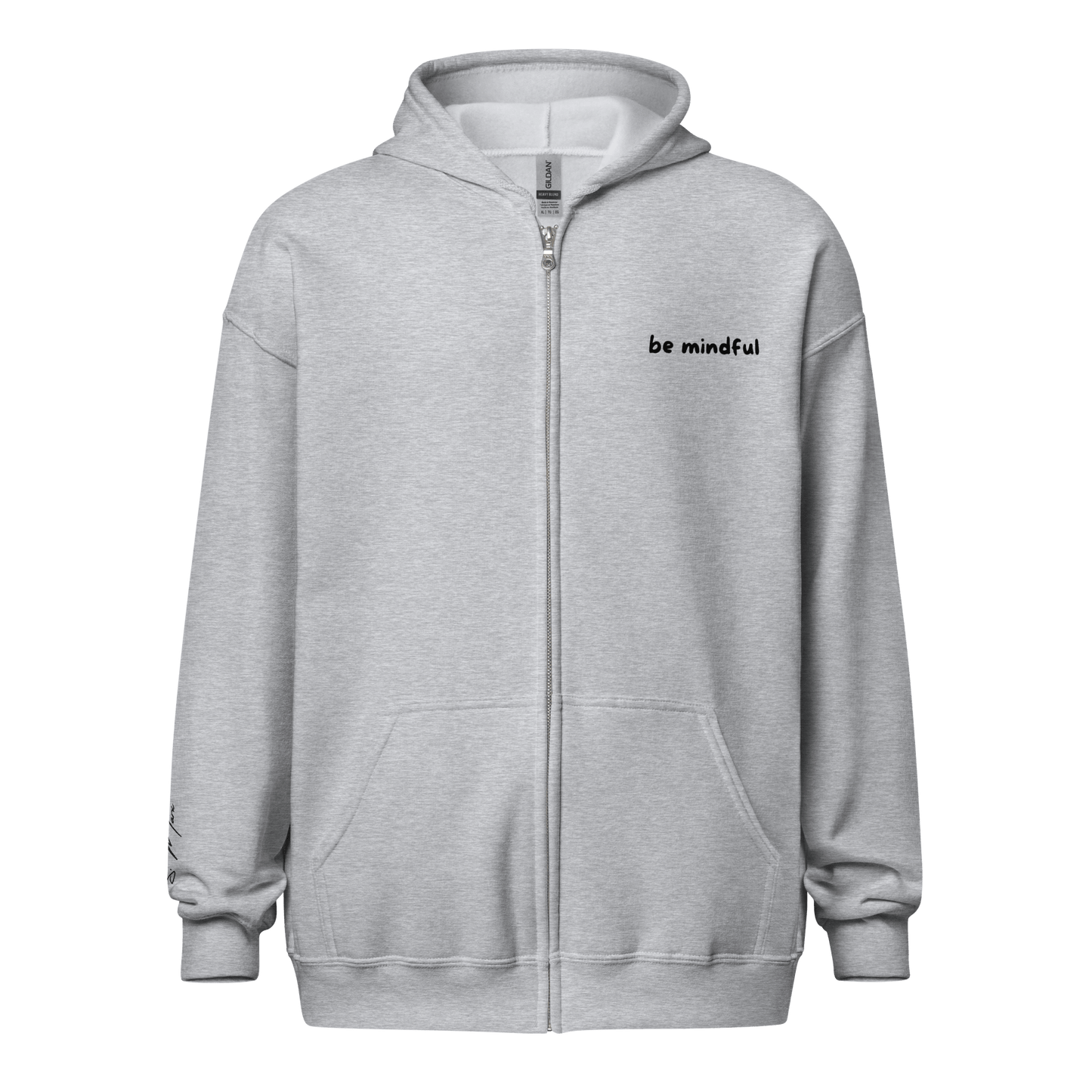 Hoodie - Jacke "be mindful" - Hoodie - flyliving
