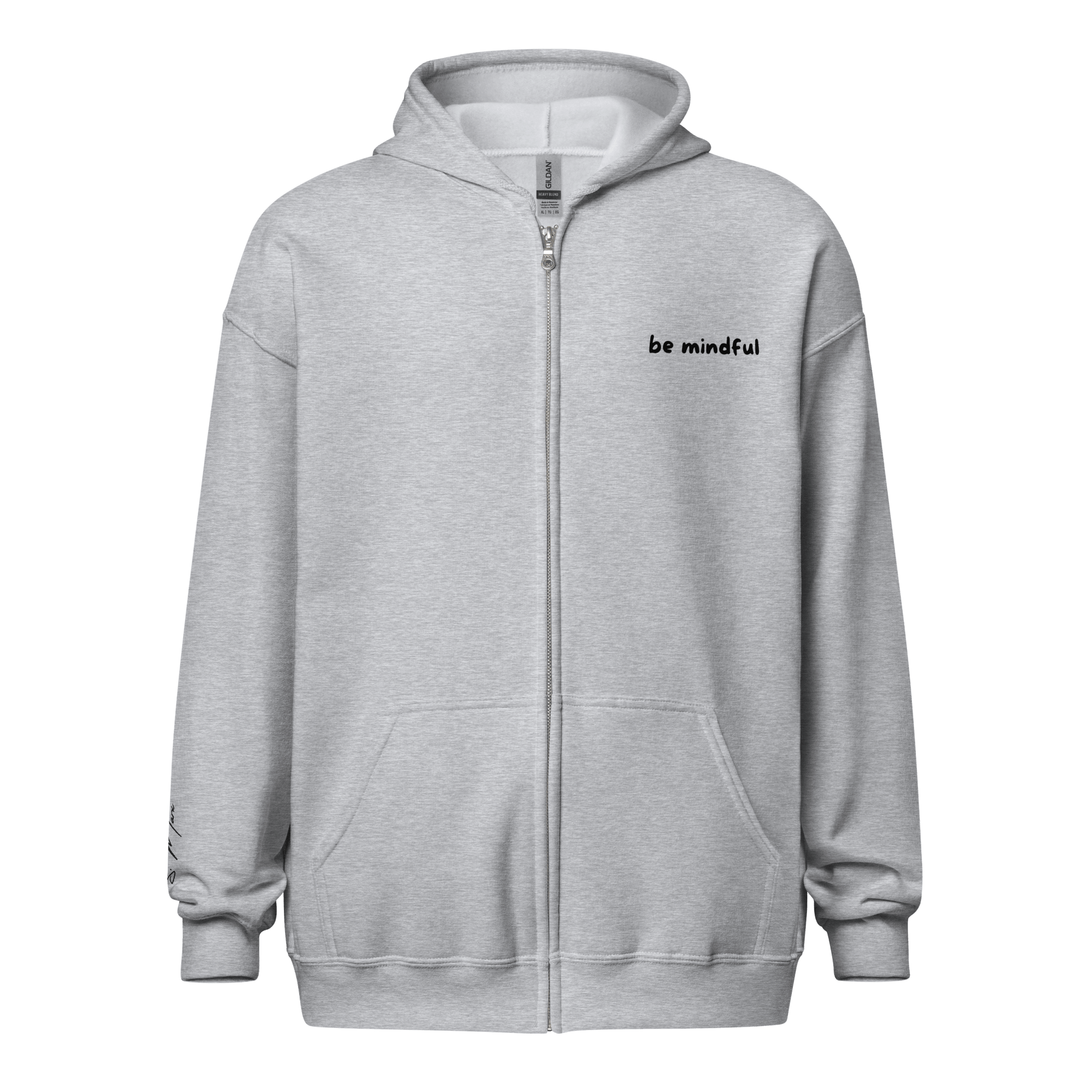 Hoodie - Jacke "be mindful" - Hoodie - flyliving