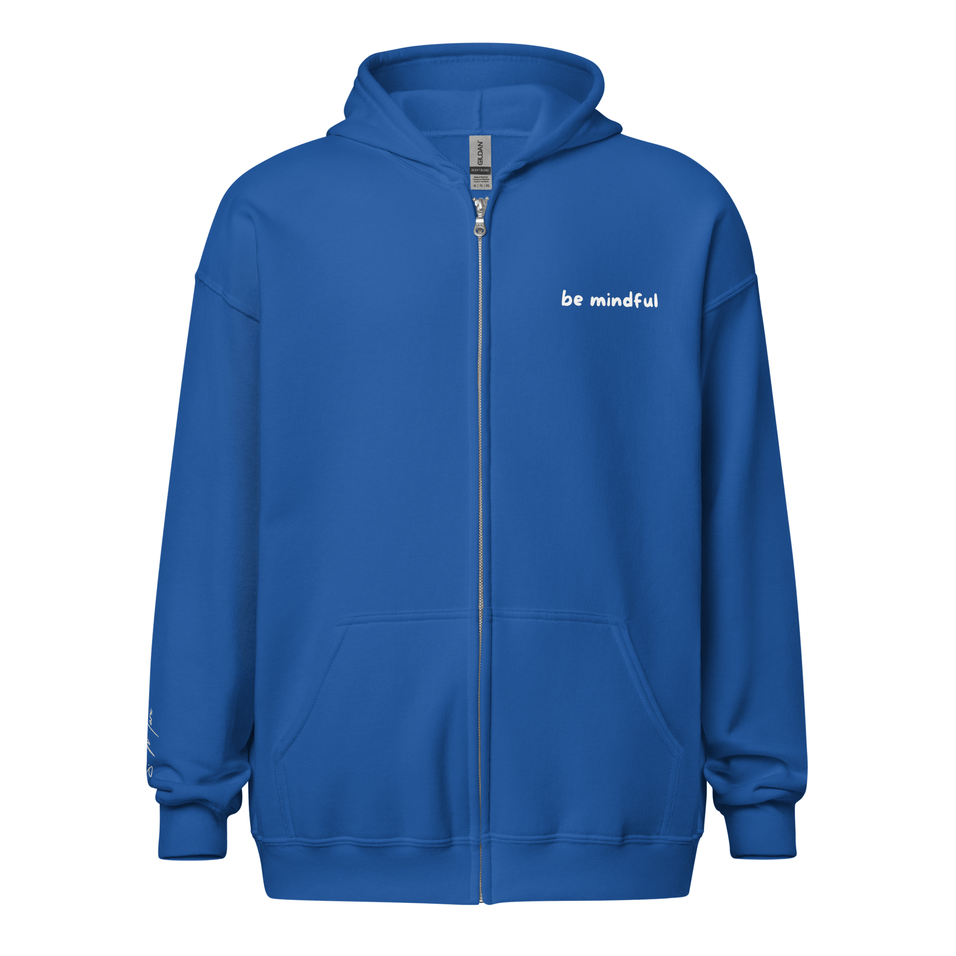 Hoodie - Jacke "be mindful" - Hoodie - flyliving