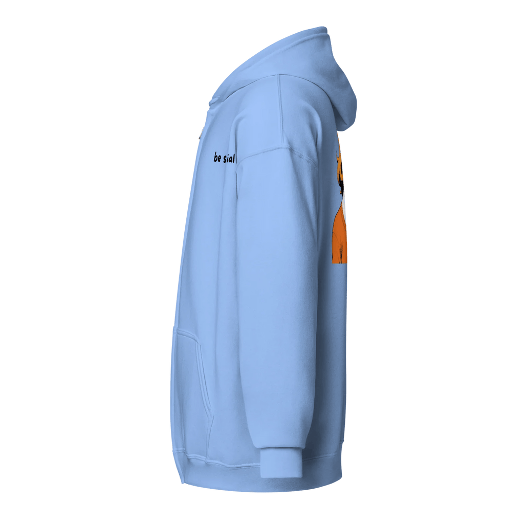 Hoodie - Jacke "be social" - Hoodie - flyliving