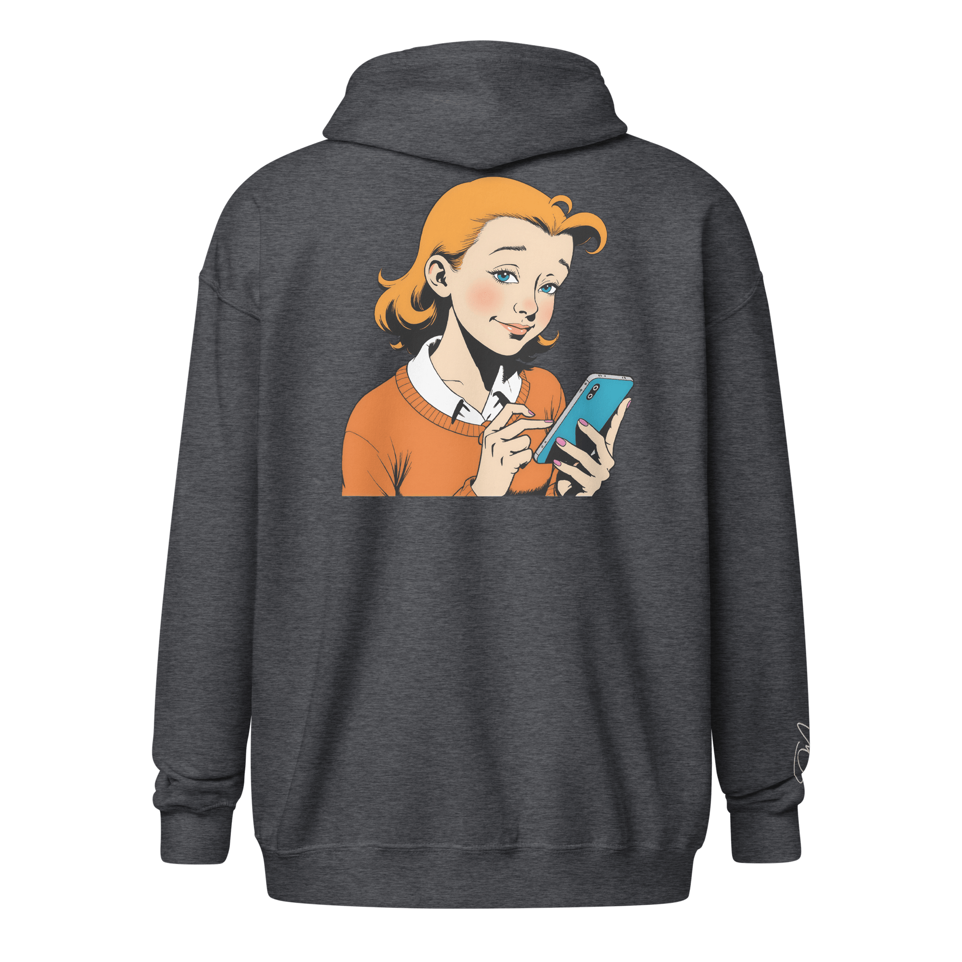 Hoodie - Jacke "be social" - Hoodie - flyliving