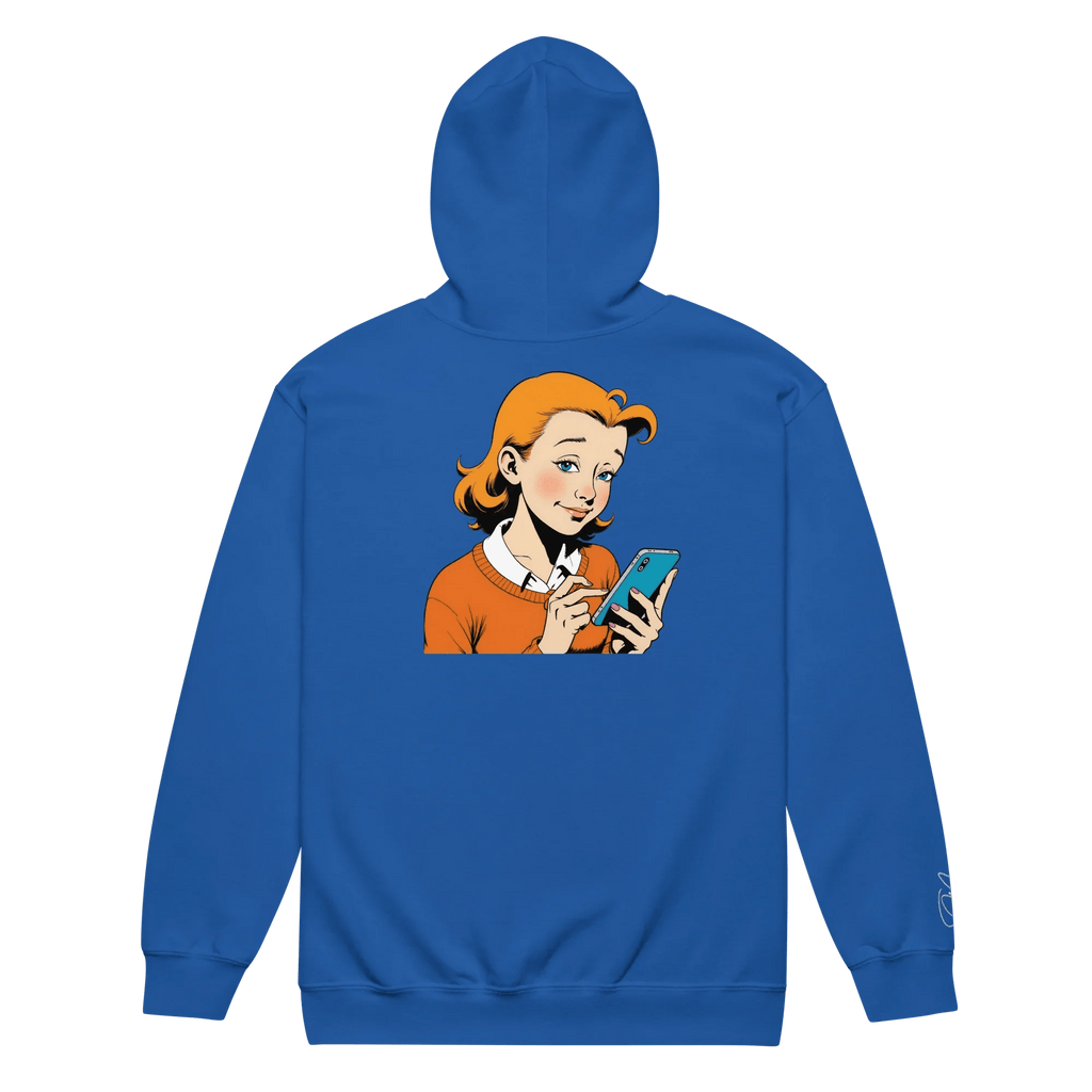 Hoodie - Jacke "be social" - Hoodie - flyliving