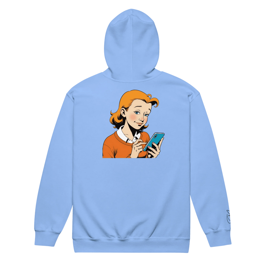 Hoodie - Jacke "be social" - Hoodie - flyliving