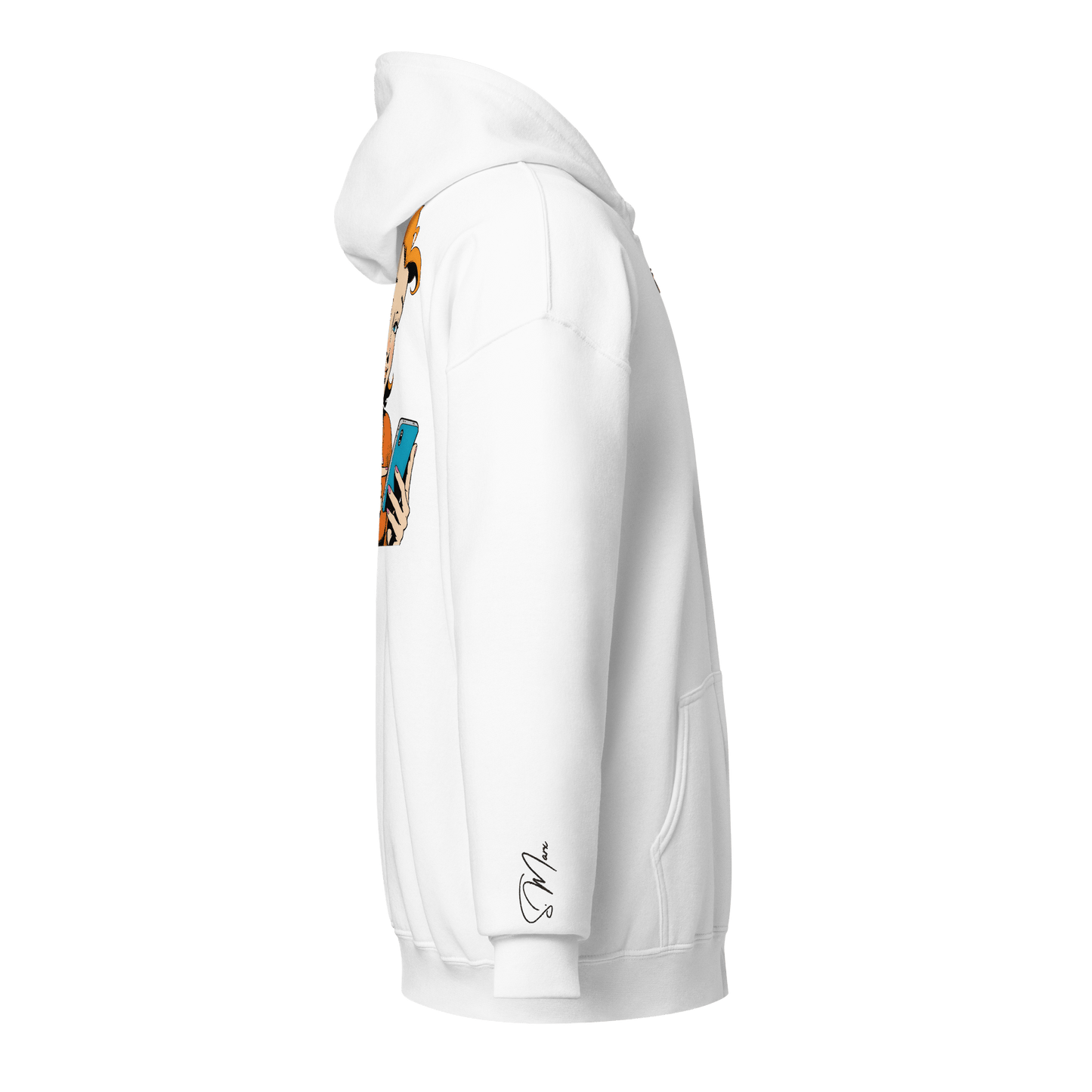 Hoodie - Jacke "be social" - Hoodie - flyliving