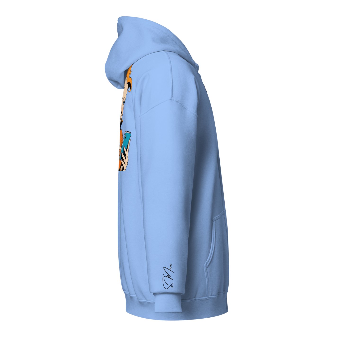 Hoodie - Jacke "be social" - Hoodie - flyliving