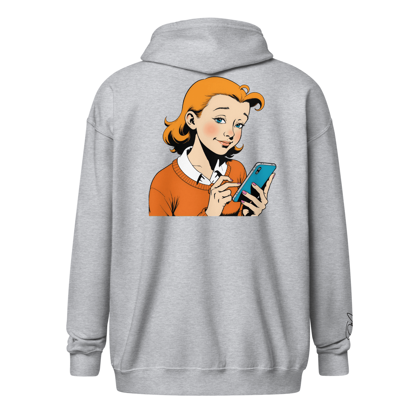 Hoodie - Jacke "be social" - Hoodie - flyliving