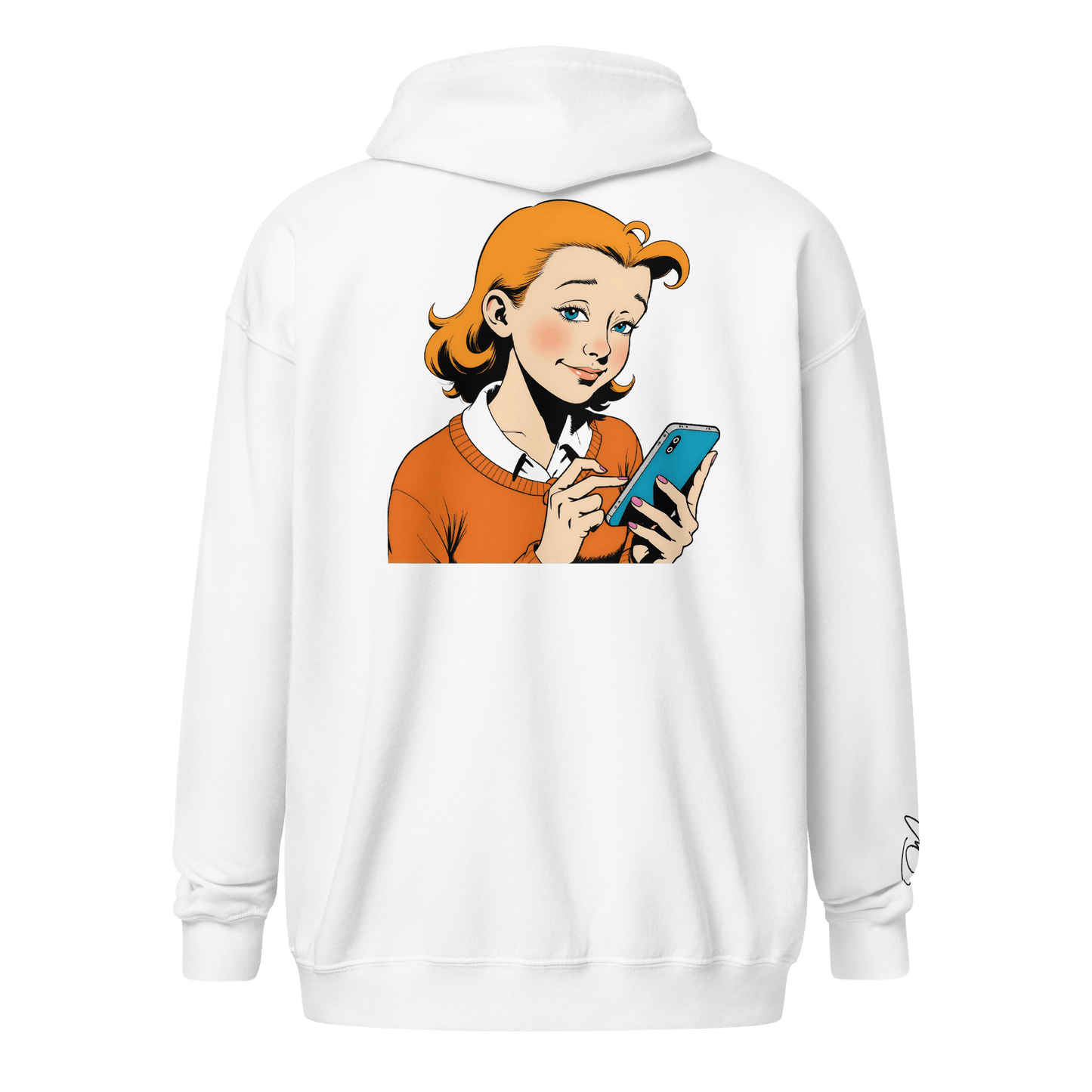 Hoodie - Jacke "be social" - Hoodie - flyliving