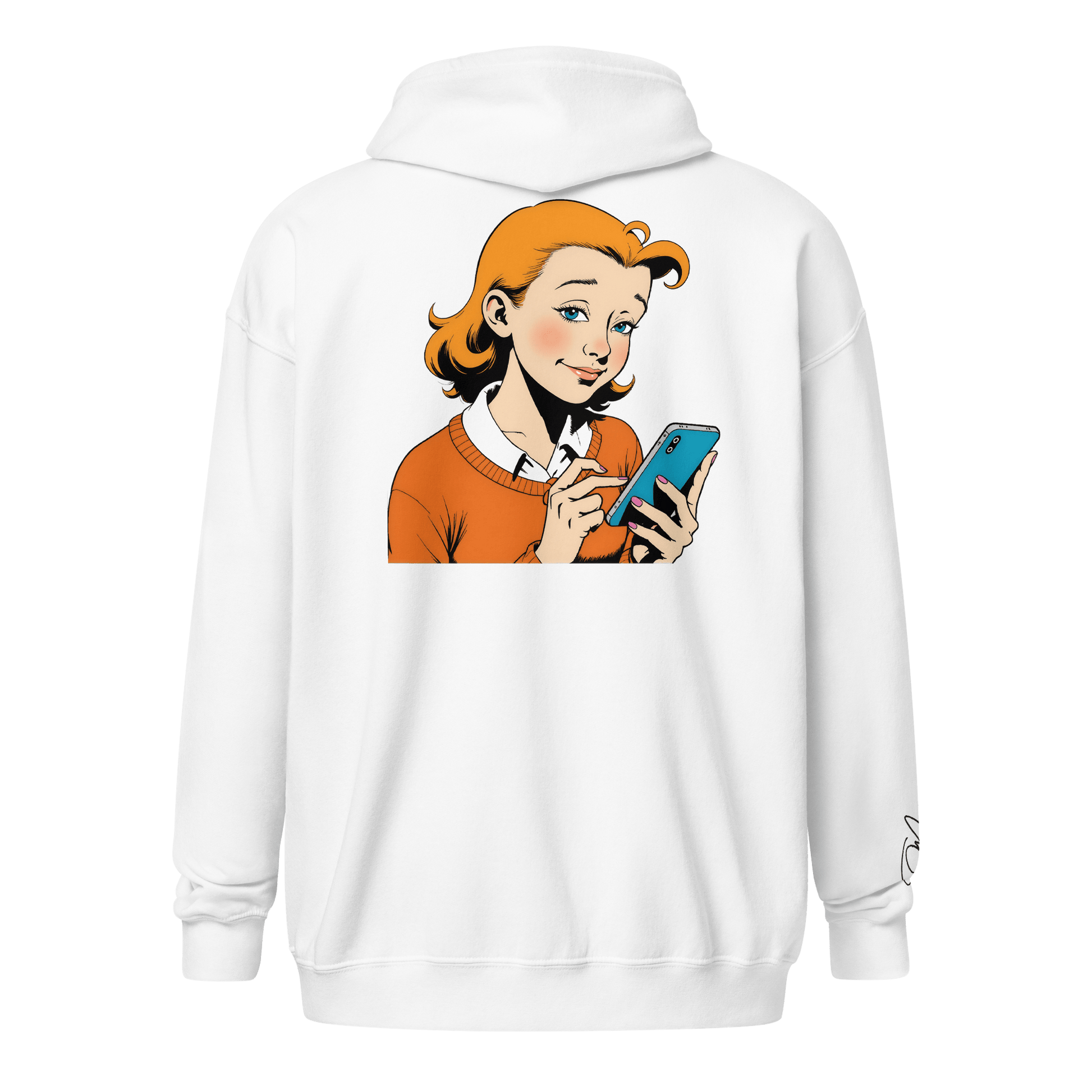 Hoodie - Jacke "be social" - Hoodie - flyliving