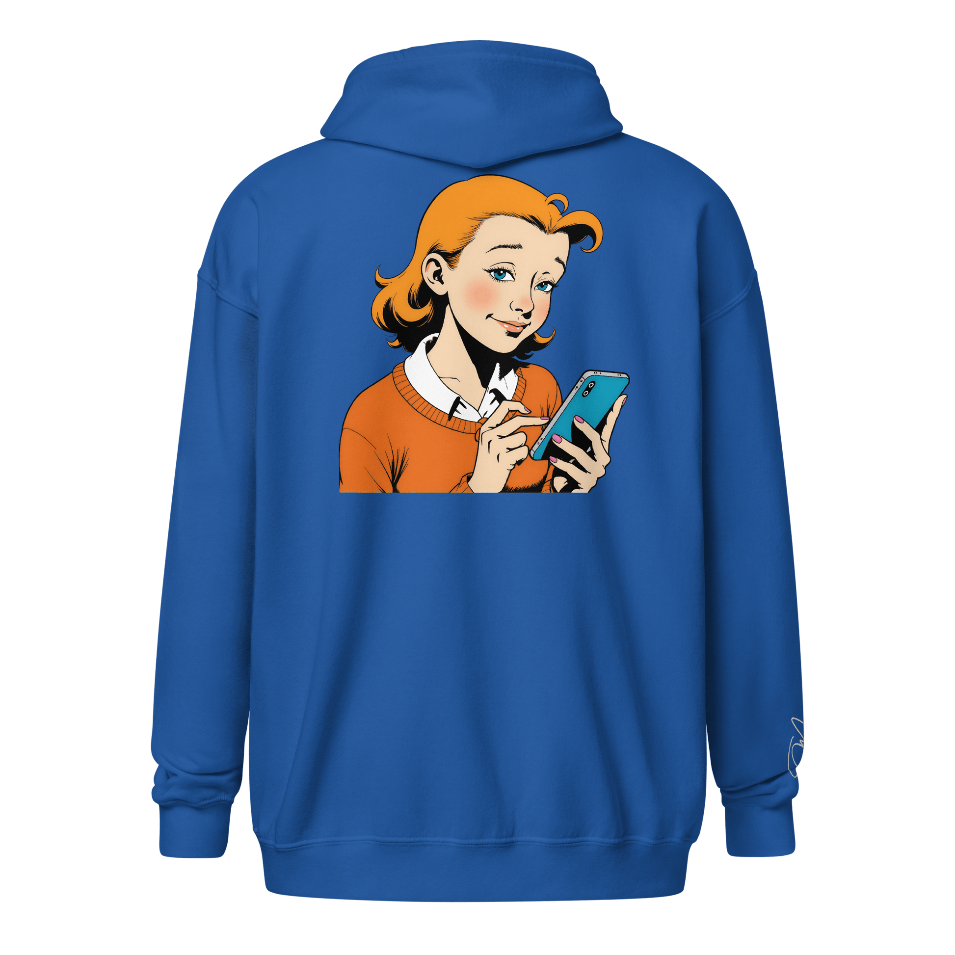 Hoodie - Jacke "be social" - Hoodie - flyliving