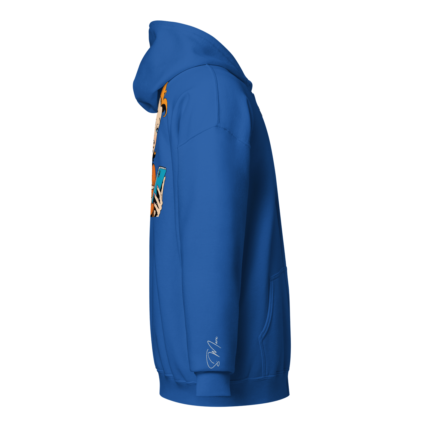 Hoodie - Jacke "be social" - Hoodie - flyliving