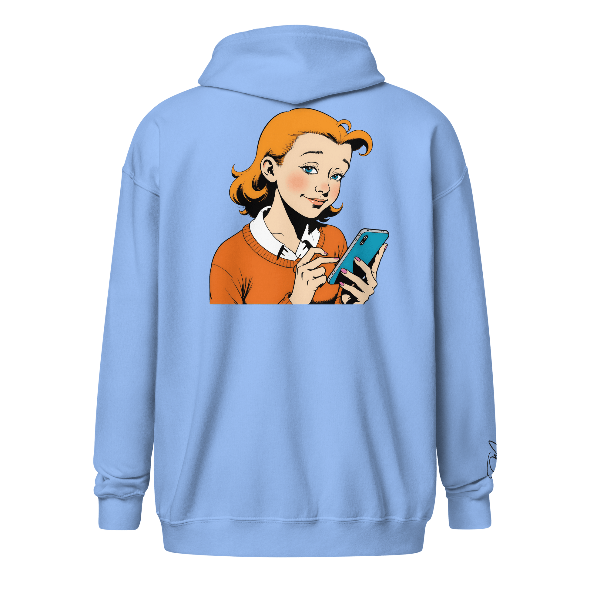 Hoodie - Jacke "be social" - Hoodie - flyliving