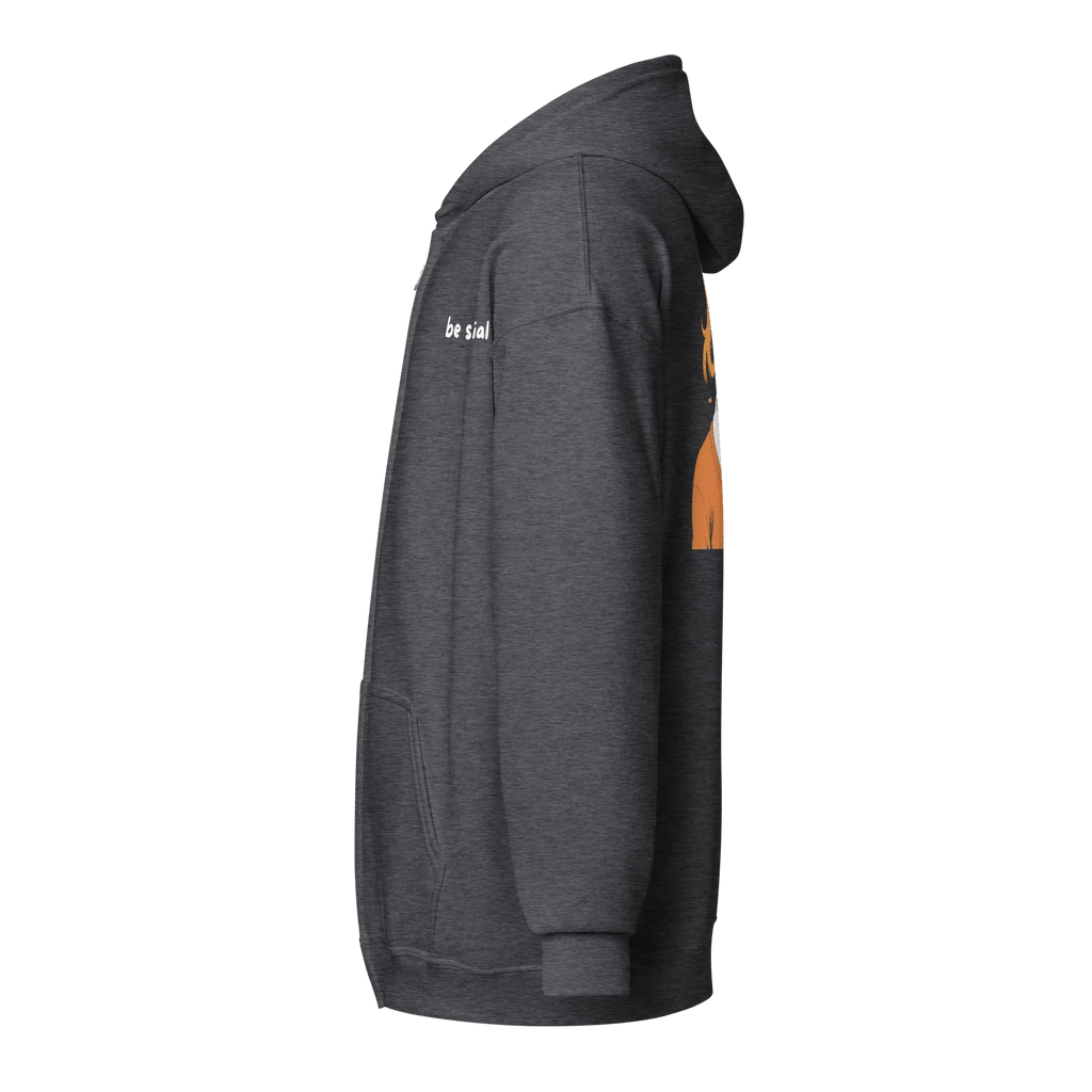 Hoodie - Jacke "be social" - Hoodie - flyliving