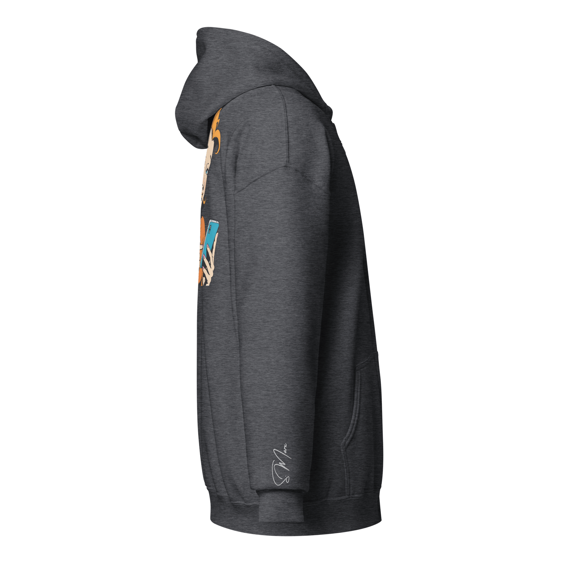 Hoodie - Jacke "be social" - Hoodie - flyliving