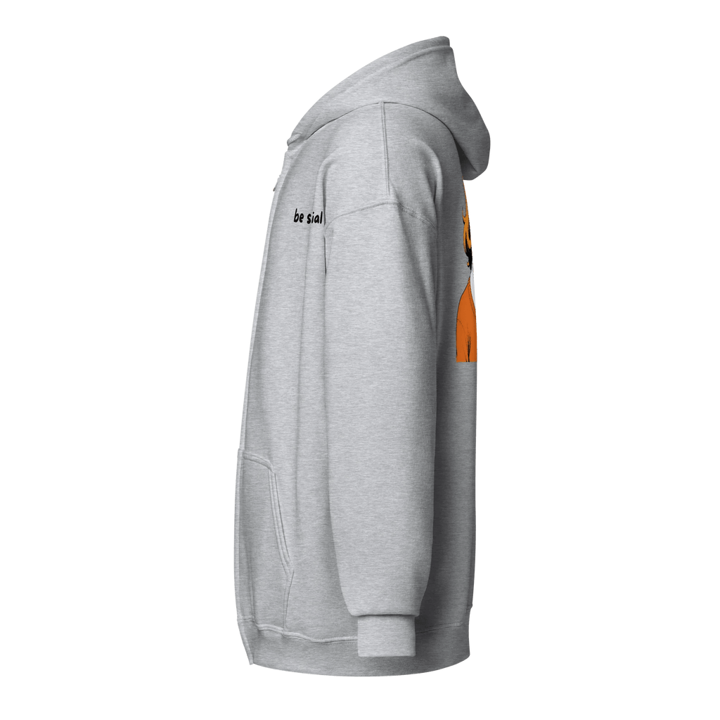 Hoodie - Jacke "be social" - Hoodie - flyliving