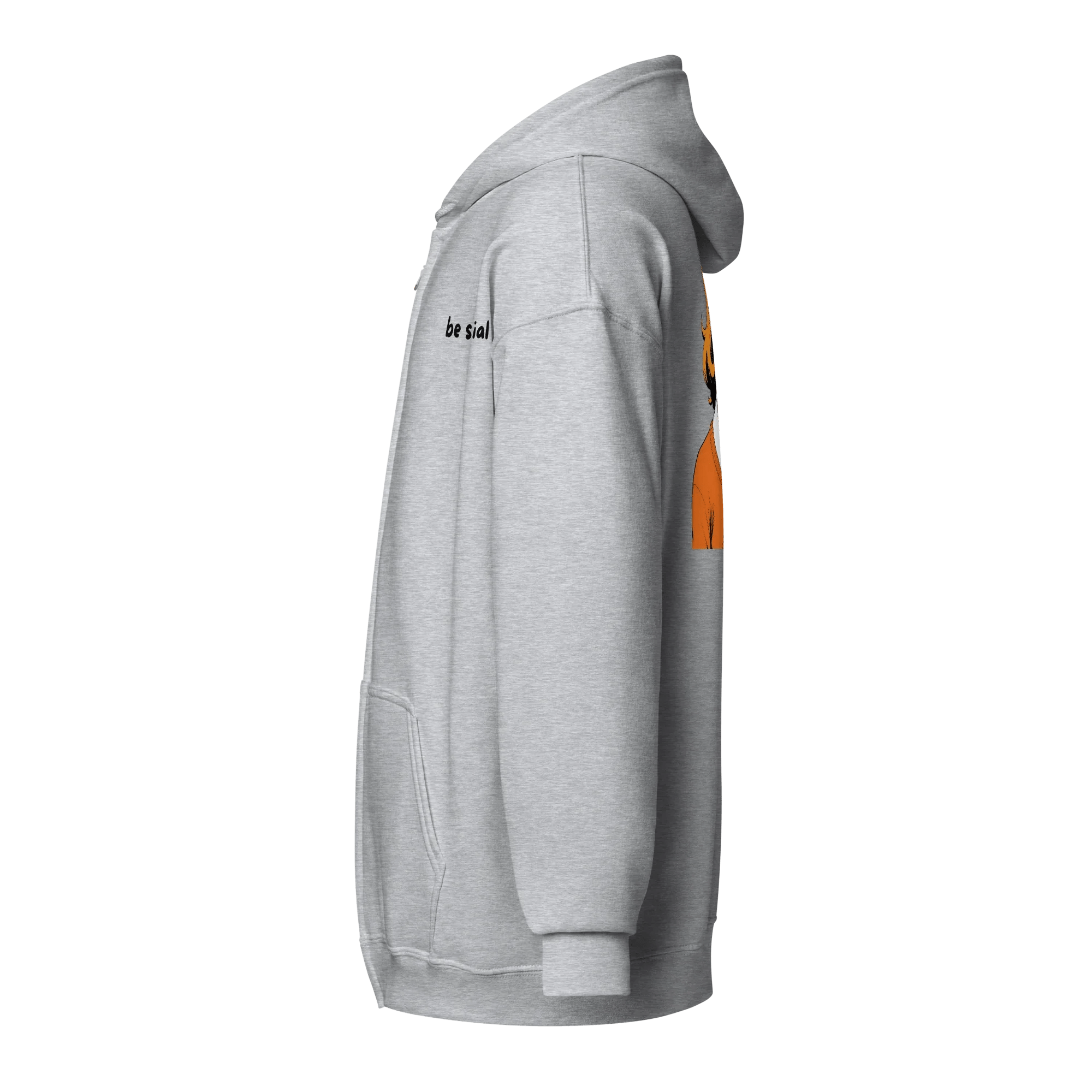 Hoodie - Jacke "be social" - Hoodie - flyliving