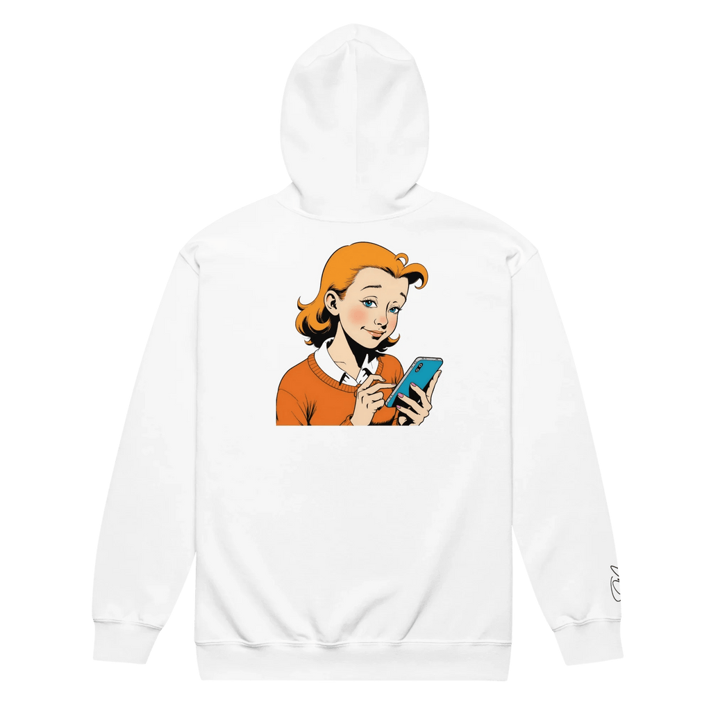 Hoodie - Jacke "be social" - Hoodie - flyliving