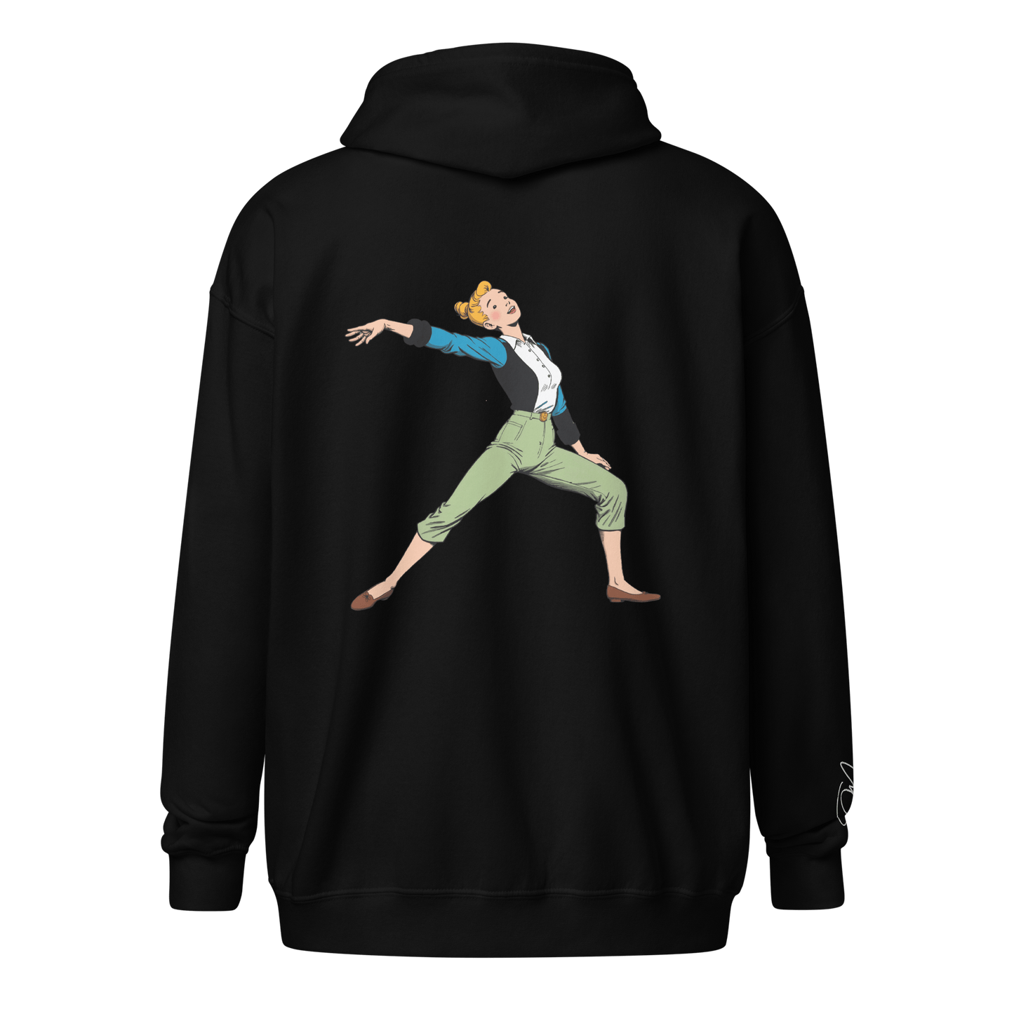 Hoodie - Jacke "better bendy than trendy" - Hoodie - flyliving