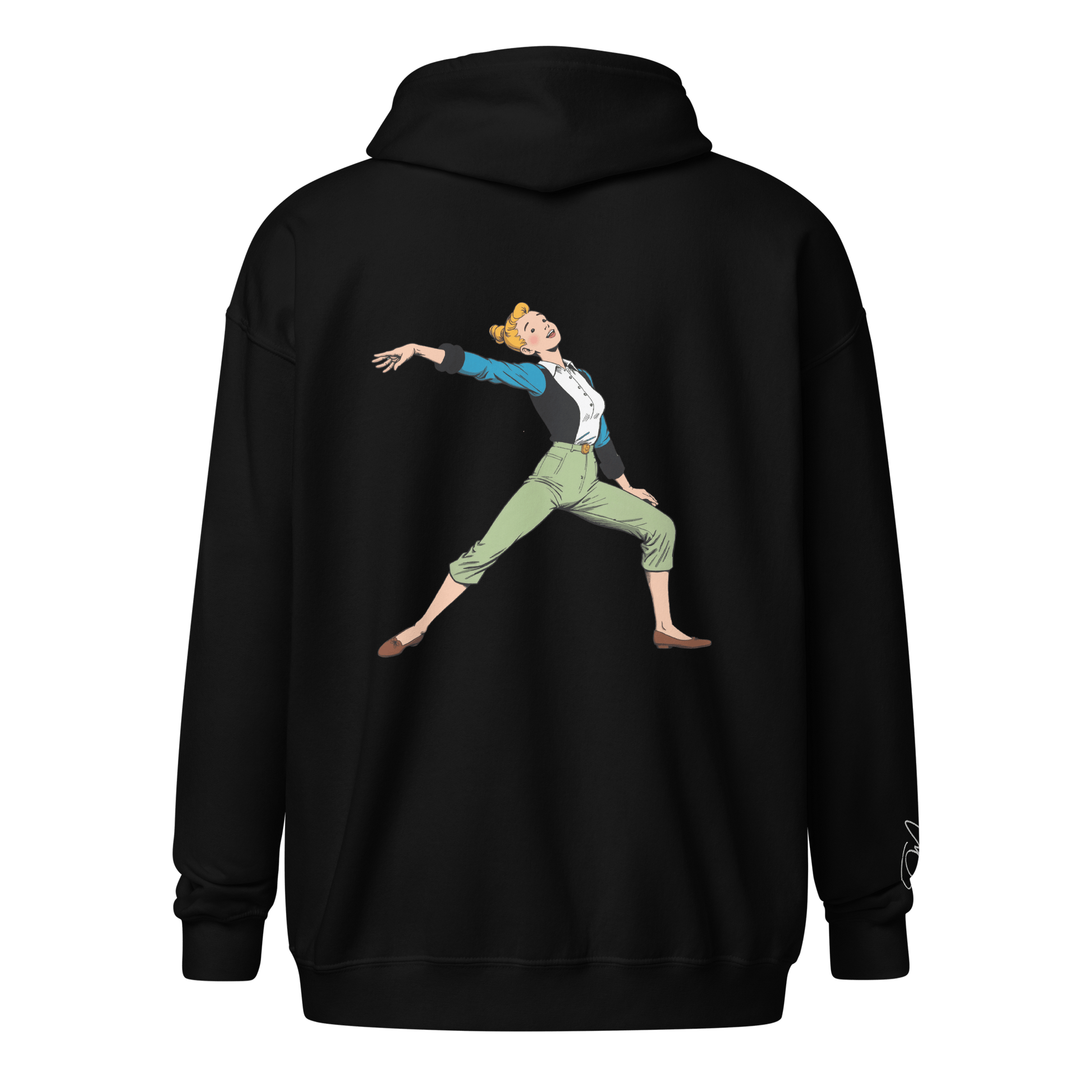Hoodie - Jacke "better bendy than trendy" - Hoodie - flyliving