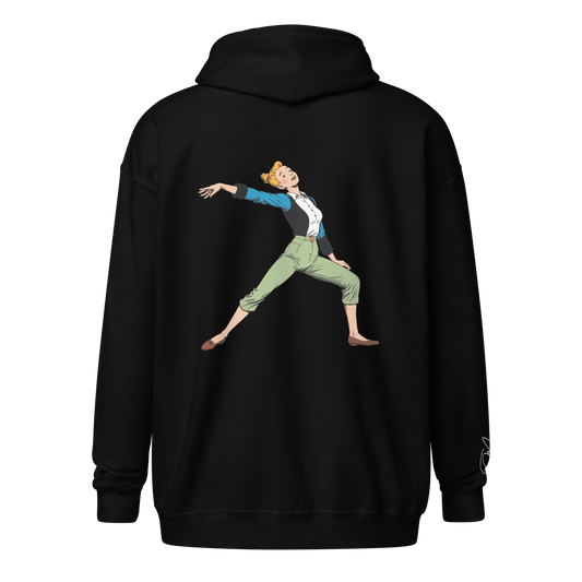 Hoodie - Jacke "better bendy than trendy" - Hoodie - flyliving