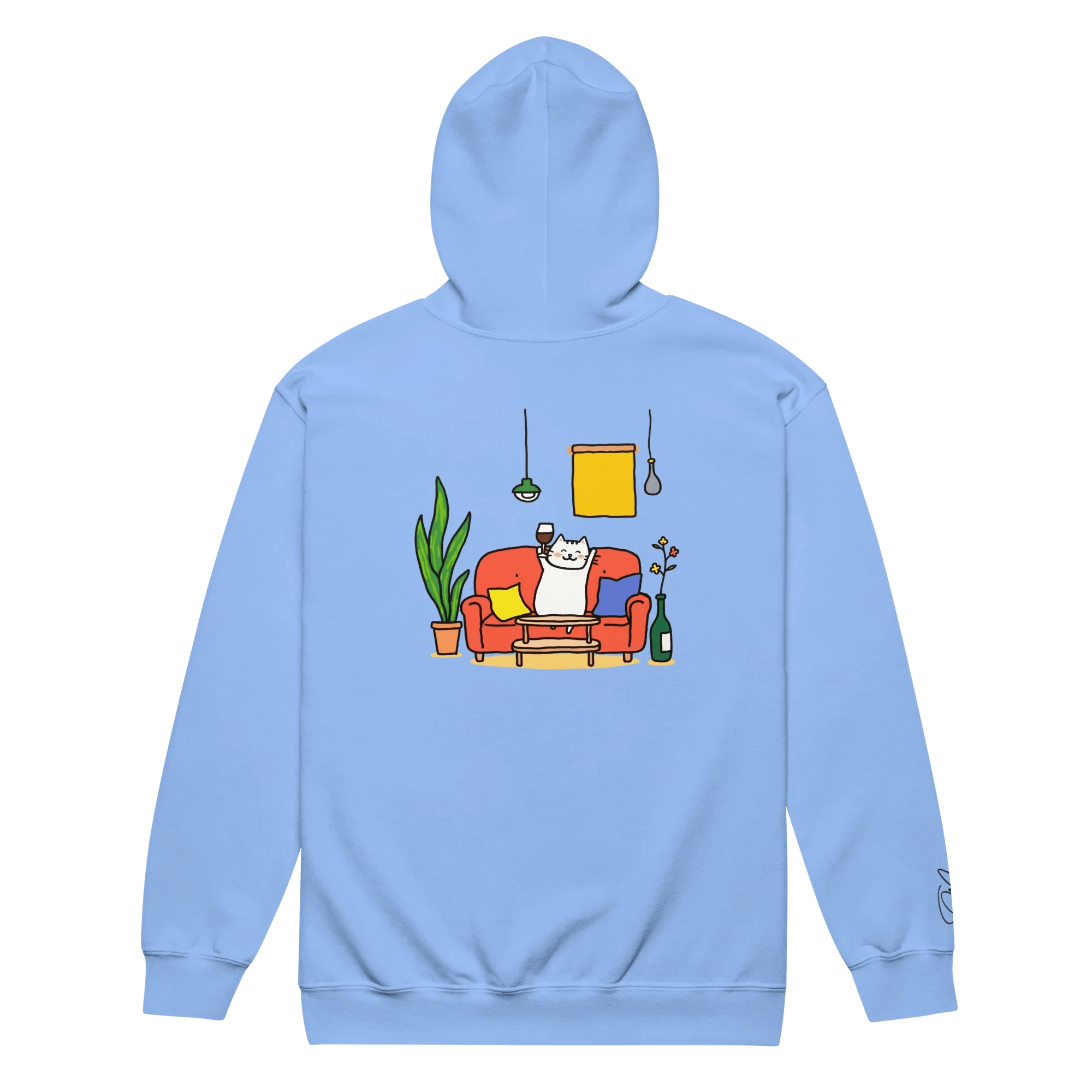 Hoodie - Jacke "drunky cat one" - Hoodie - Jacke - flyliving