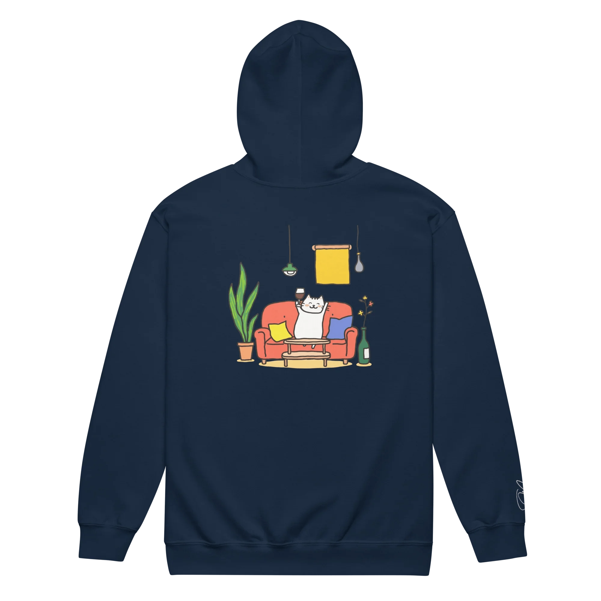 Hoodie - Jacke "drunky cat one" - Hoodie - Jacke - flyliving