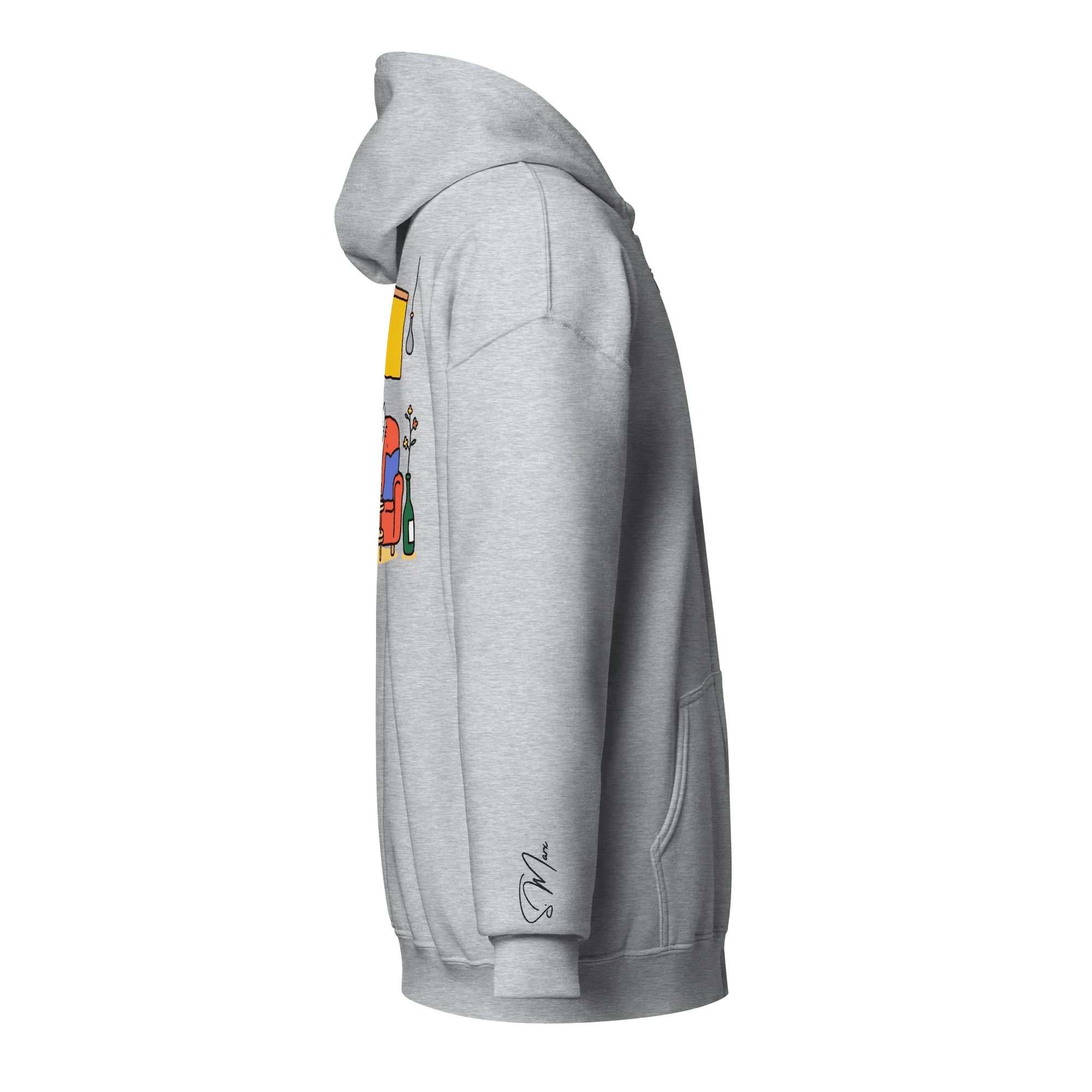 Hoodie - Jacke "drunky cat one" - Hoodie - Jacke - flyliving