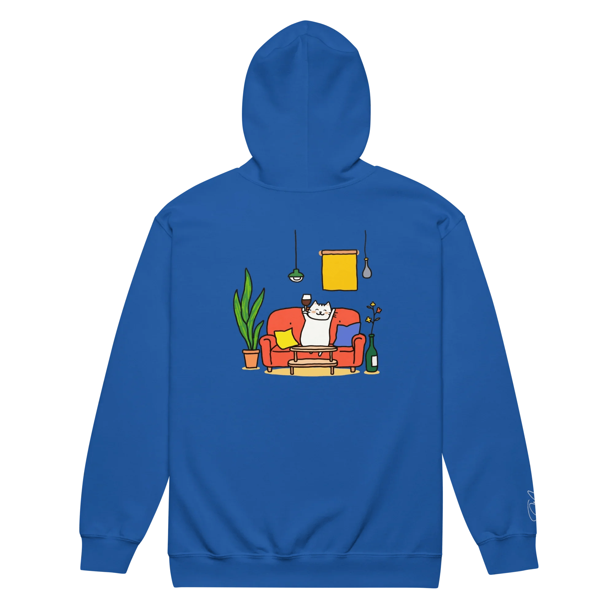 Hoodie - Jacke "drunky cat one" - Hoodie - Jacke - flyliving