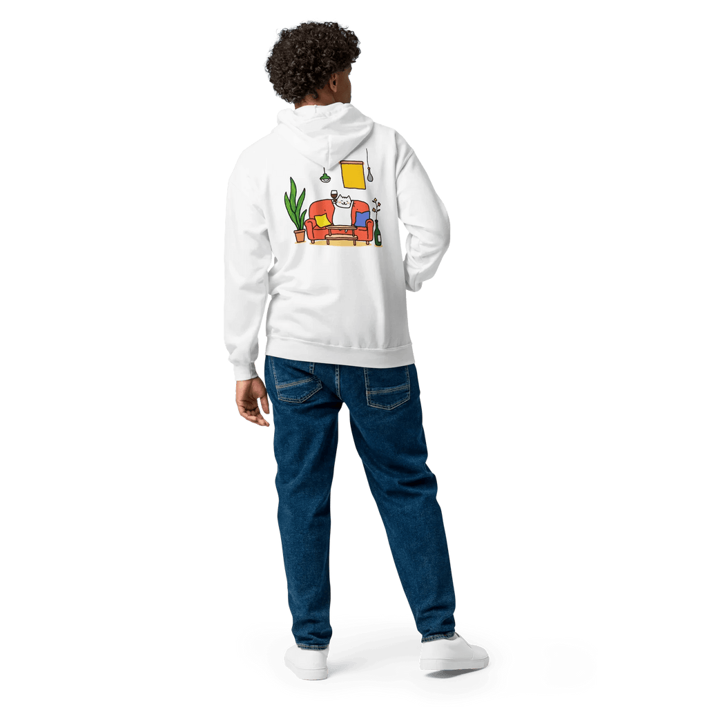 Hoodie - Jacke "drunky cat one" - Hoodie - Jacke - flyliving