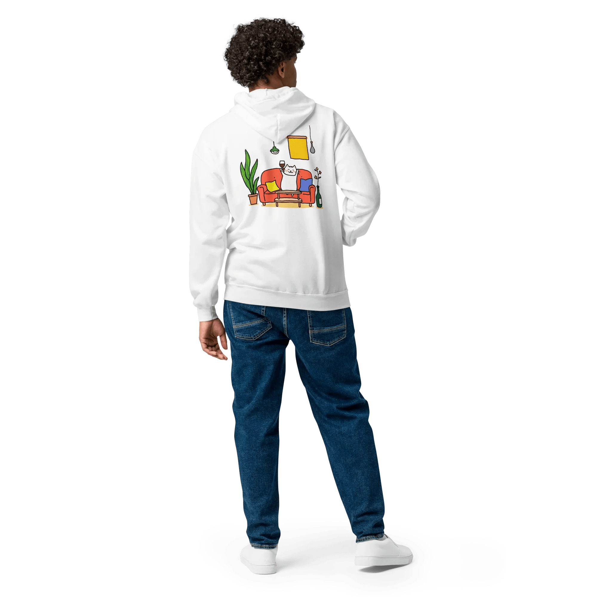 Hoodie - Jacke "drunky cat one" - Hoodie - Jacke - flyliving