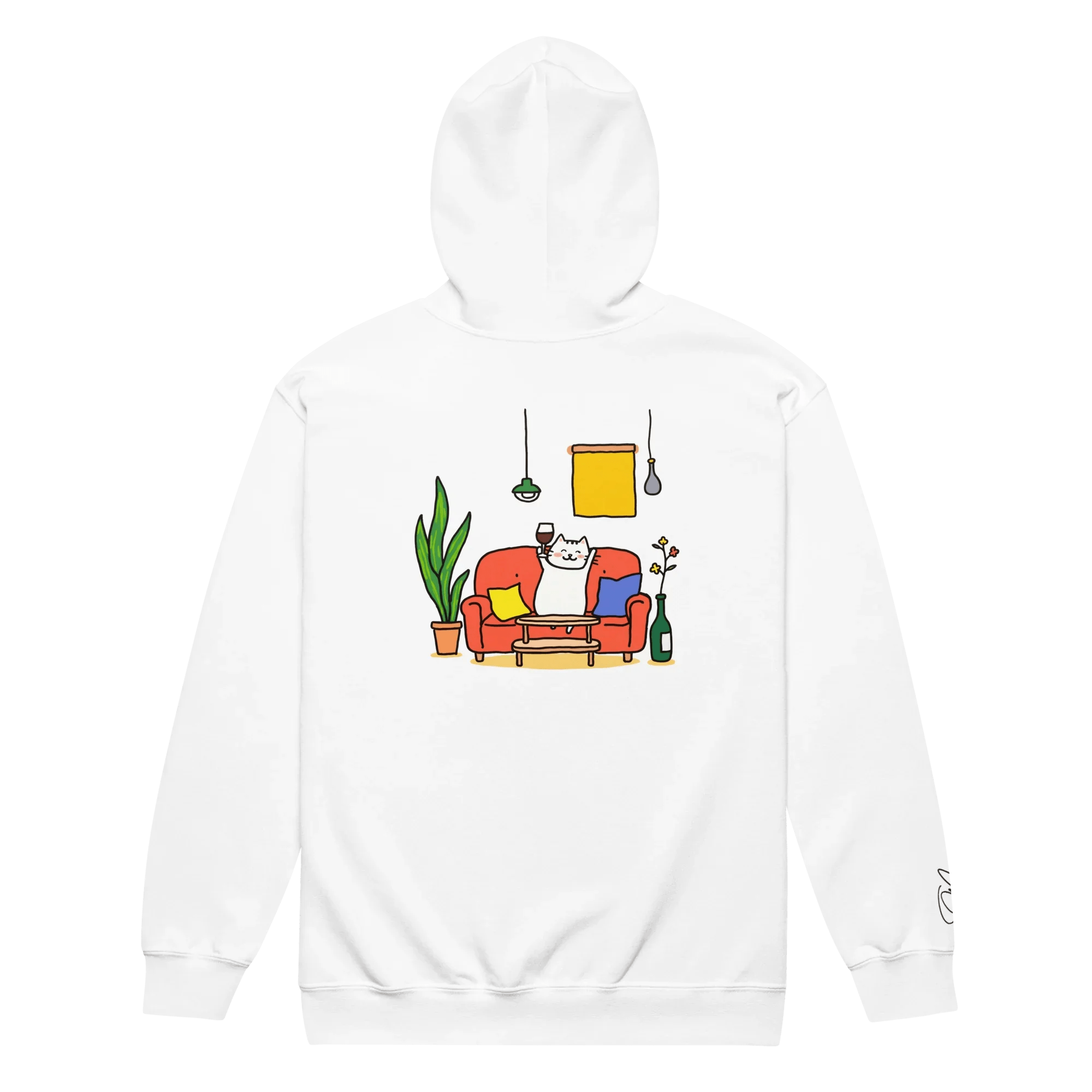 Hoodie - Jacke "drunky cat one" - Hoodie - Jacke - flyliving