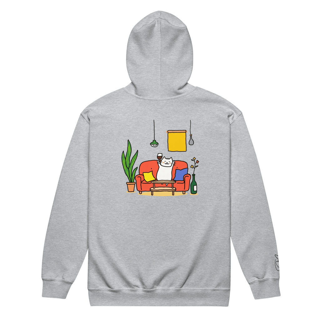 Hoodie - Jacke "drunky cat one" - Hoodie - Jacke - flyliving