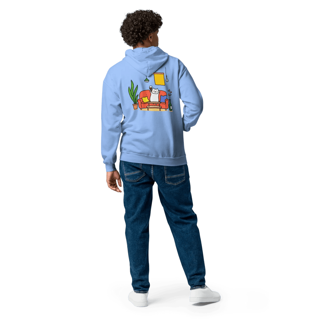 Hoodie - Jacke "drunky cat one" - Hoodie - Jacke - flyliving