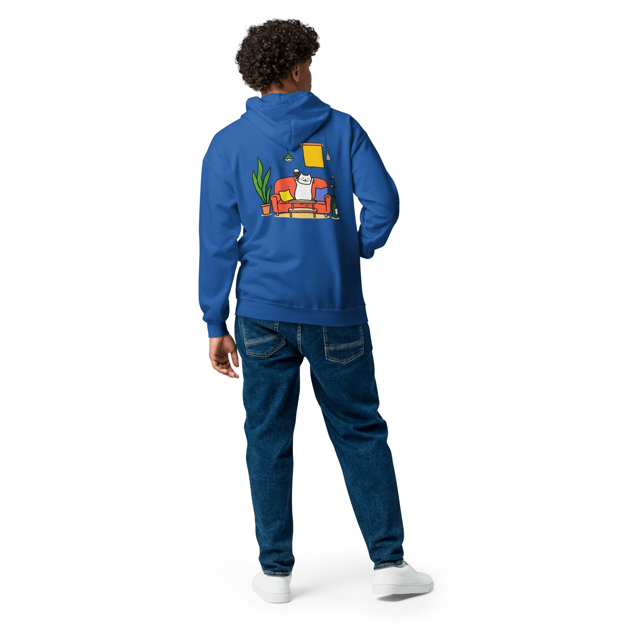 Hoodie - Jacke "drunky cat one" - Hoodie - Jacke - flyliving