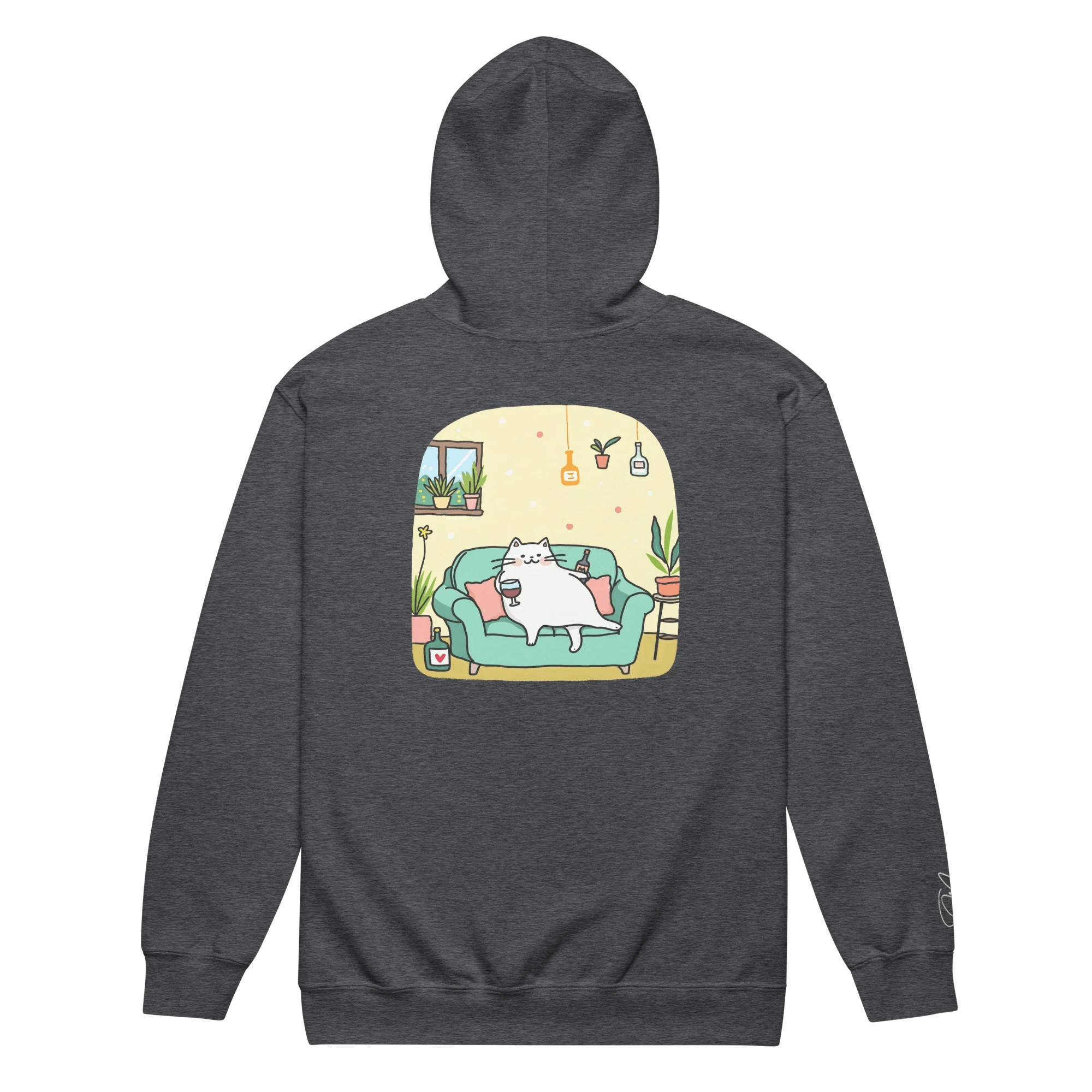 Hoodie - Jacke "drunky cat two" - Hoodie - Jacke - flyliving