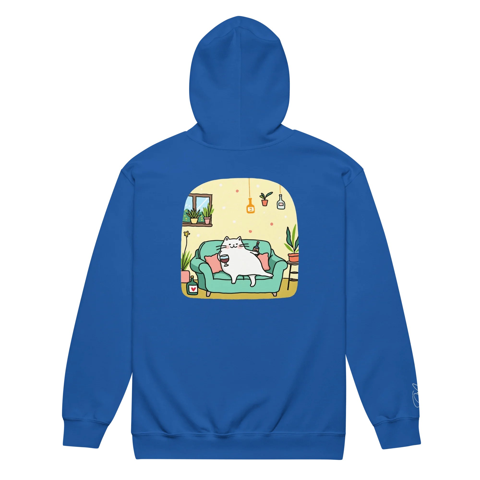Hoodie - Jacke "drunky cat two" - Hoodie - Jacke - flyliving