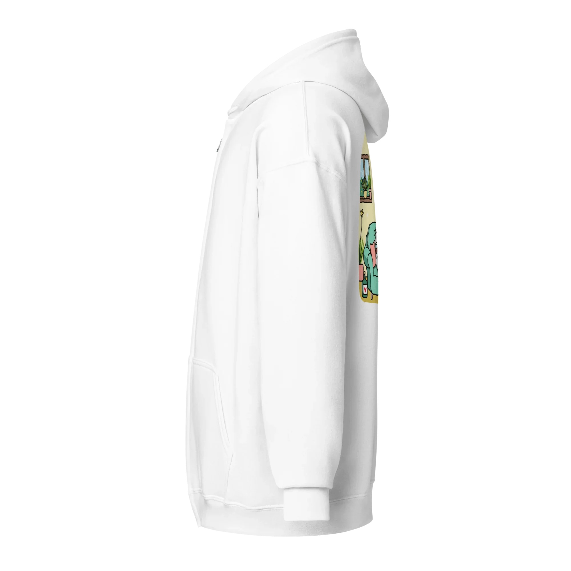 Hoodie - Jacke "drunky cat two" - Hoodie - Jacke - flyliving