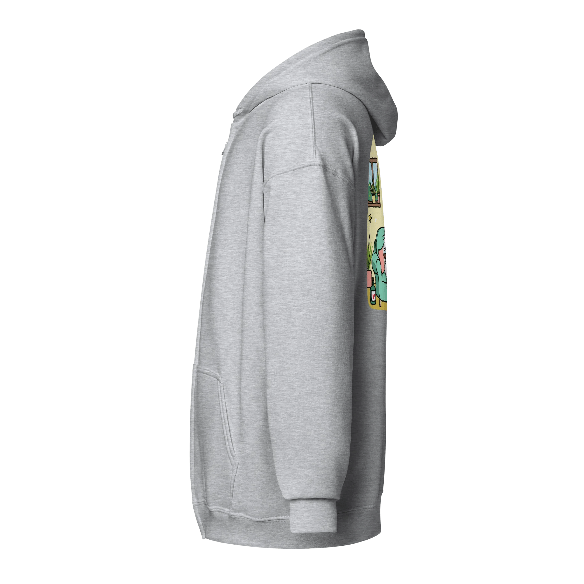 Hoodie - Jacke "drunky cat two" - Hoodie - Jacke - flyliving