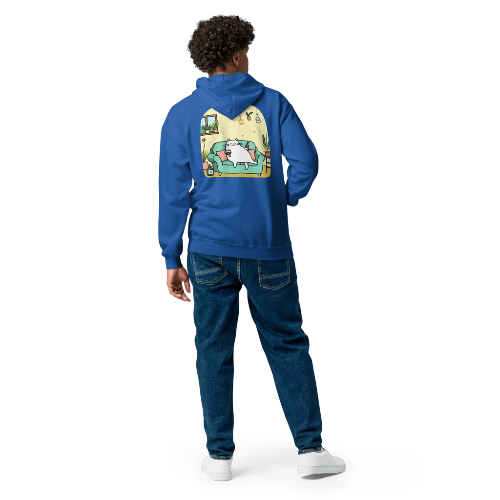 Hoodie - Jacke "drunky cat two" - Hoodie - Jacke - flyliving