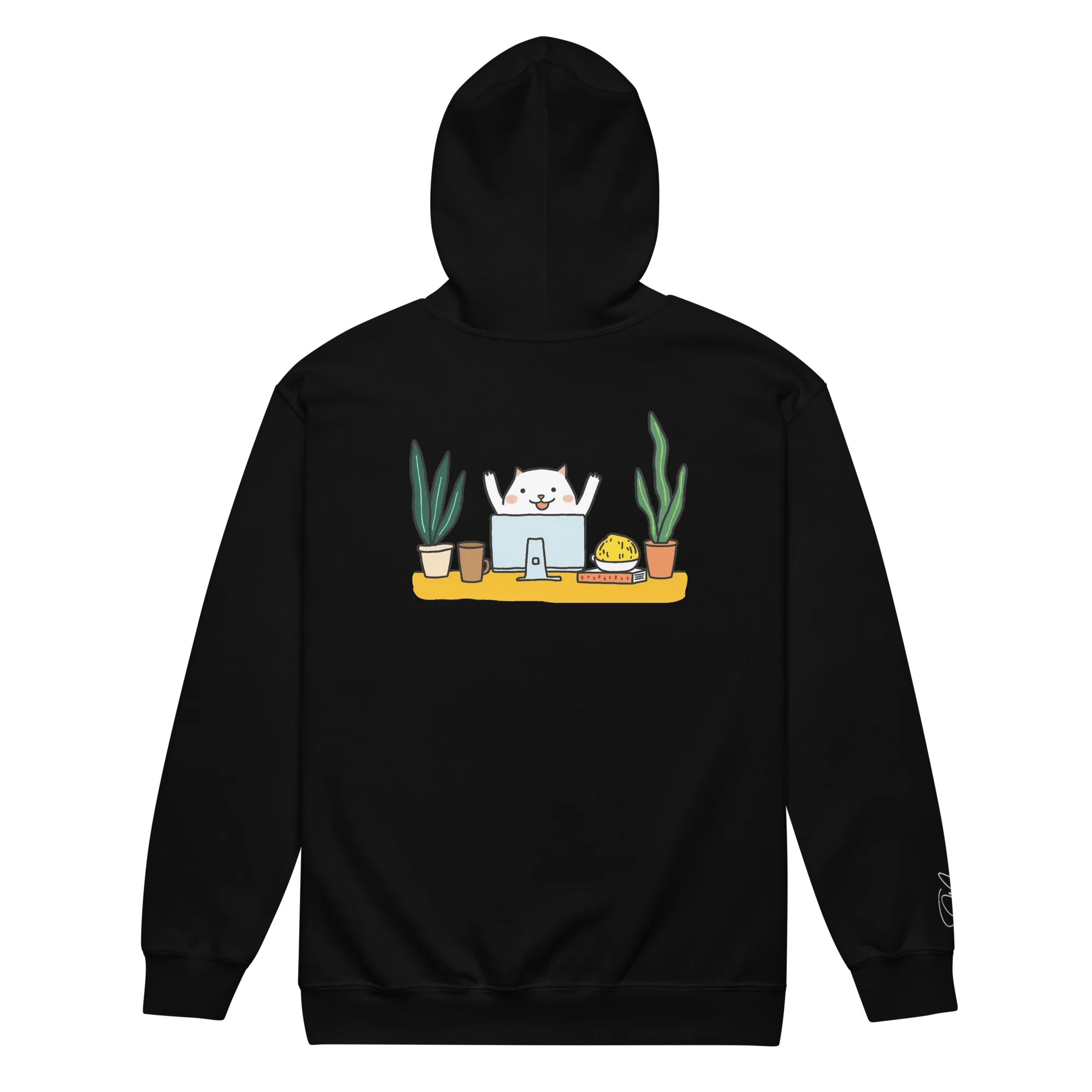 Hoodie - Jacke "happy dog working" - Hoodie - Jacke - flyliving