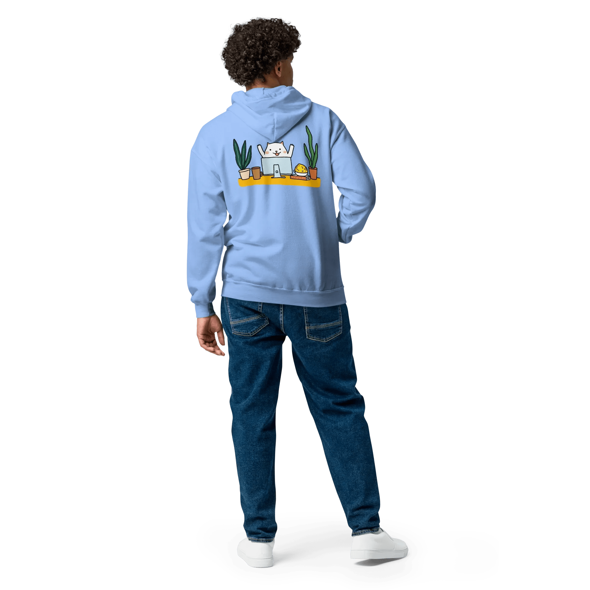 Hoodie - Jacke "happy dog working" - Hoodie - Jacke - flyliving