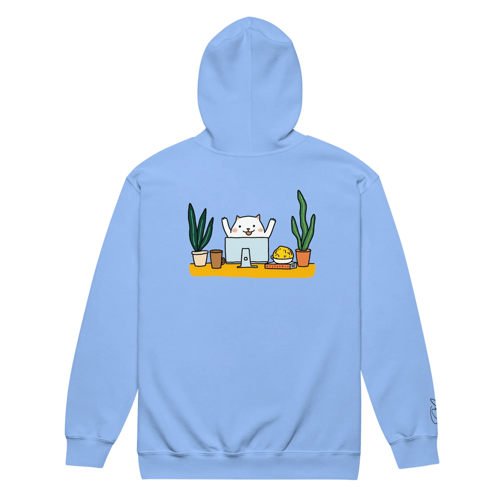 Hoodie - Jacke "happy dog working" - Hoodie - Jacke - flyliving