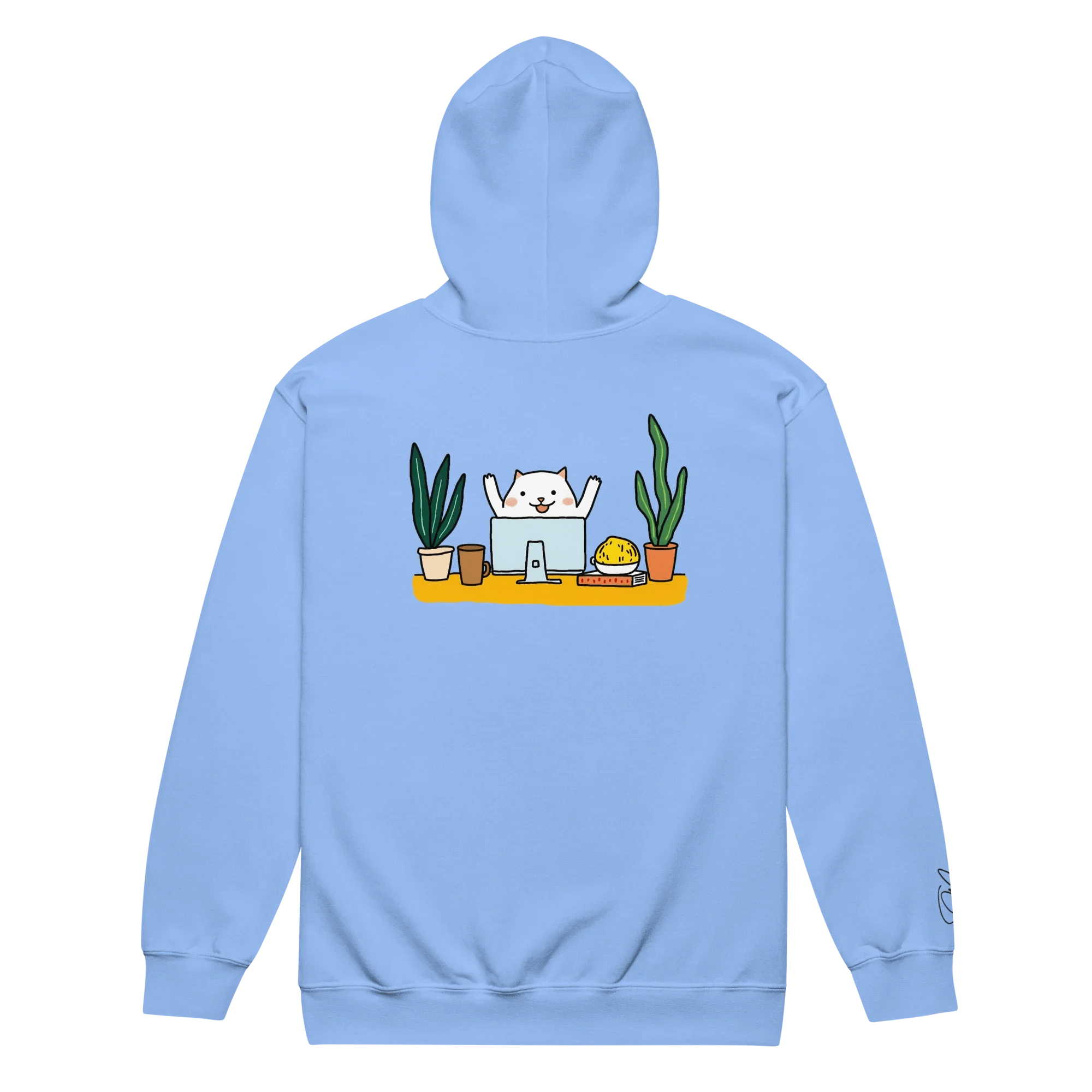 Hoodie - Jacke "happy dog working" - Hoodie - Jacke - flyliving